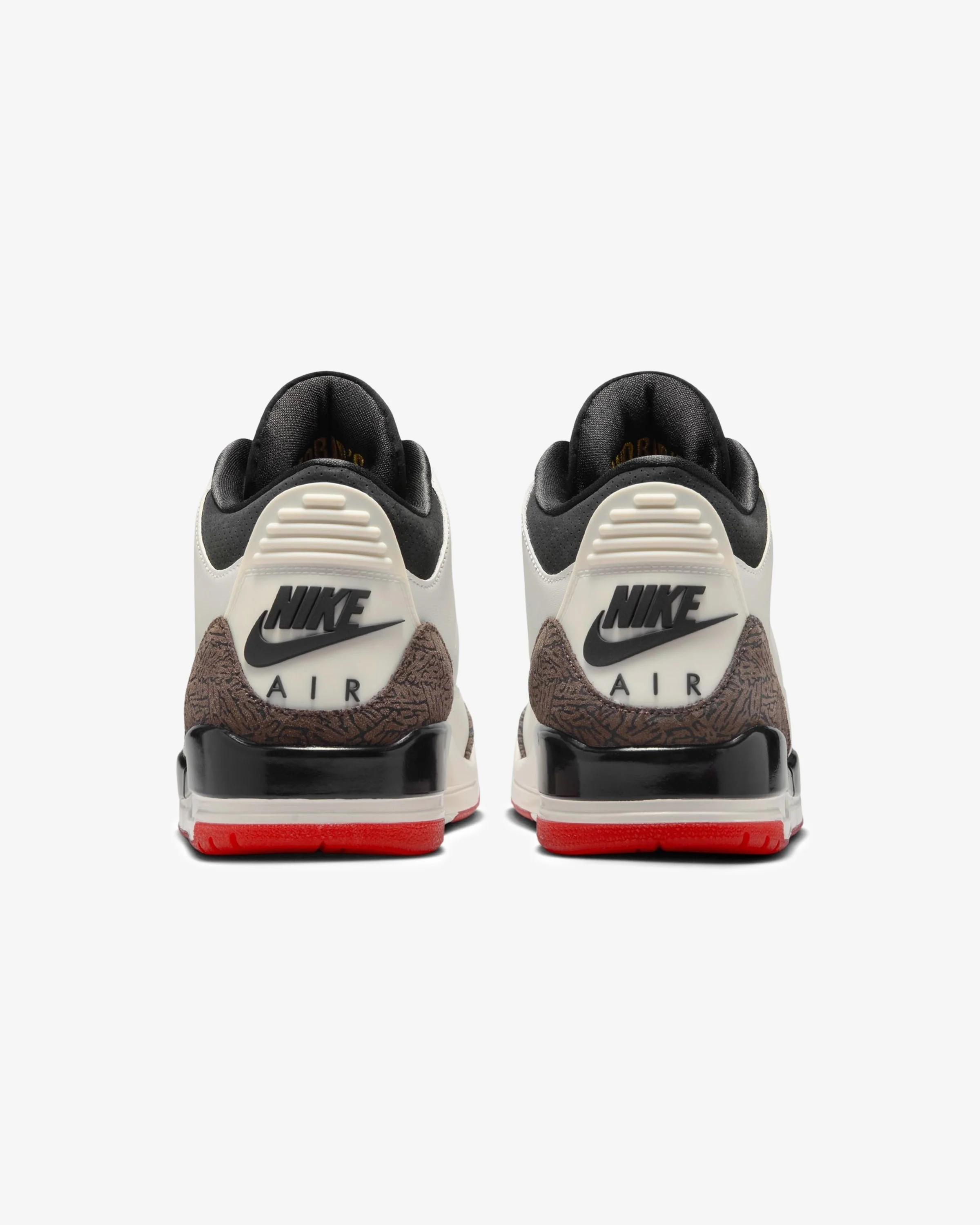 JORDAN AJ 3 RETRO - SAIL/ BLACK/ UNIVERSITY RED