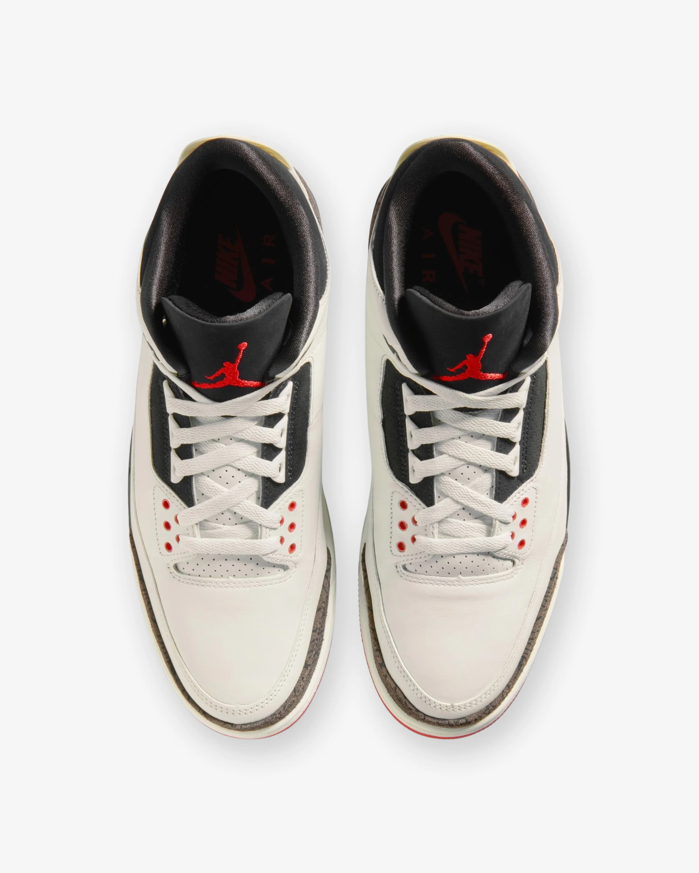 JORDAN AJ 3 RETRO - SAIL/ BLACK/ UNIVERSITY RED