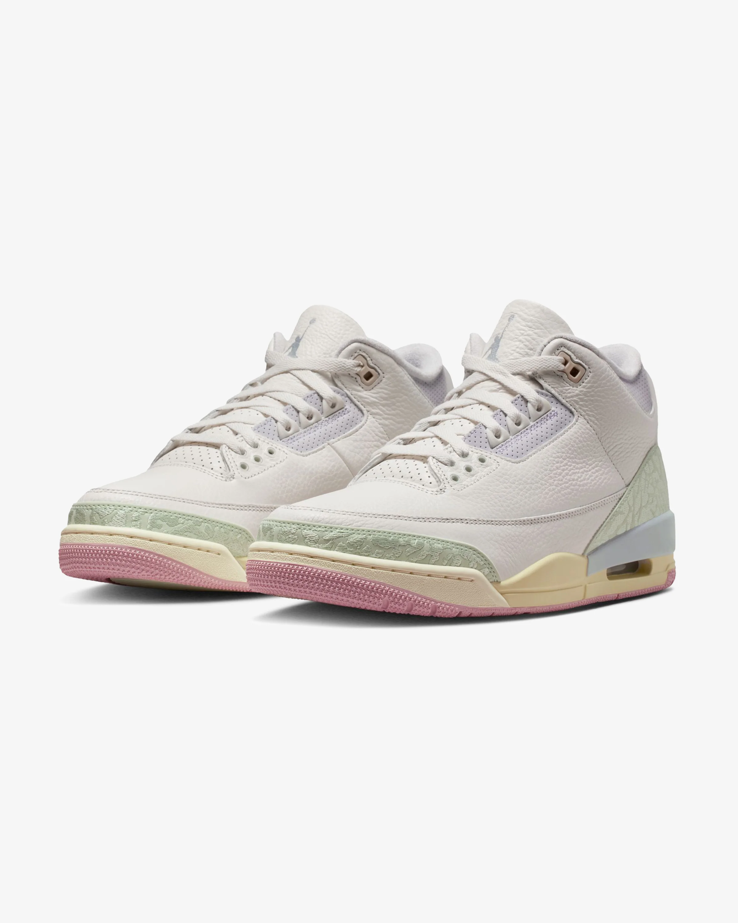 JORDAN AJ 3 RETRO - SAIL/ JADE AURA/ ICED CARMINE
