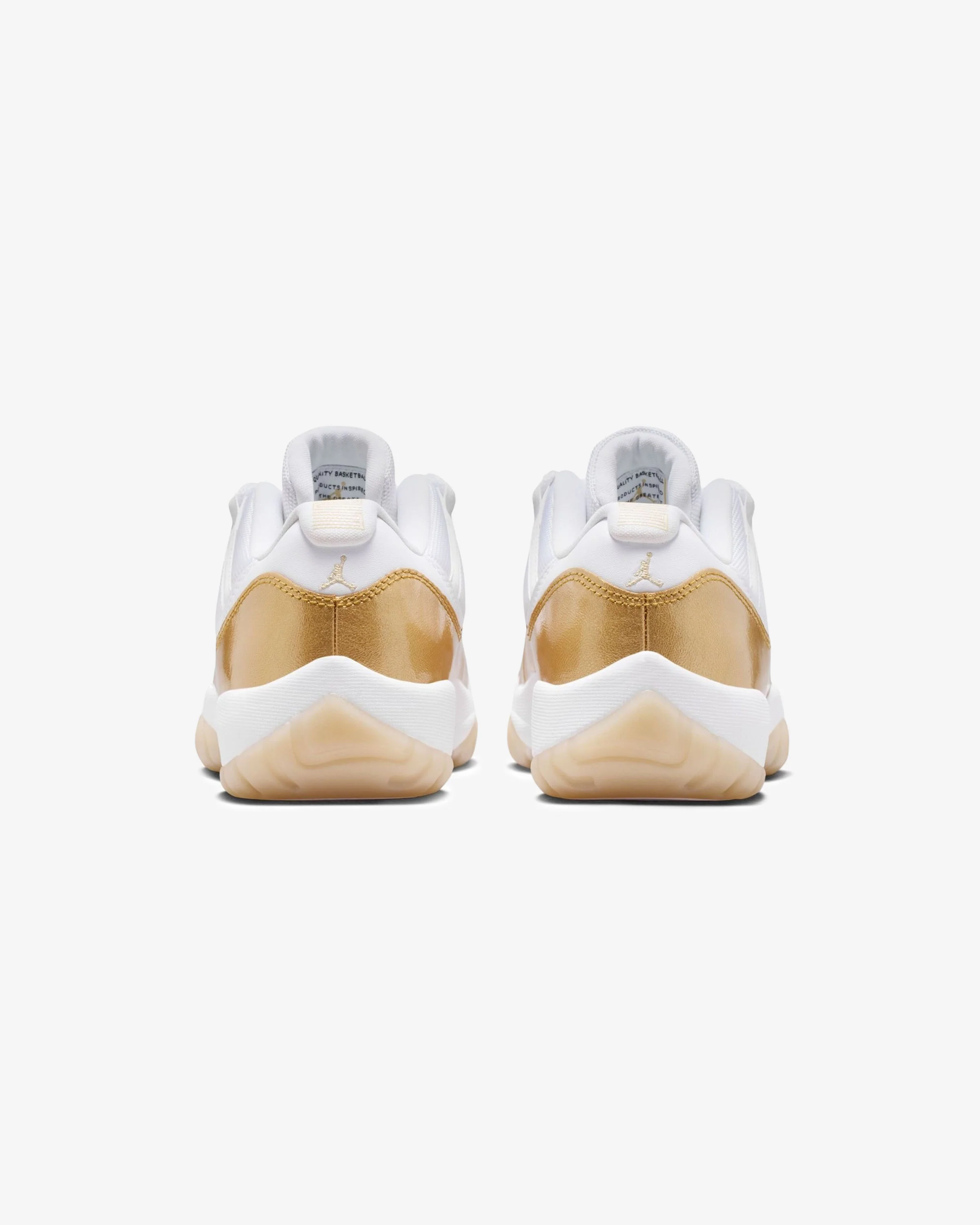 JORDAN WMNS AJ 11 RETRO LOW - WHITE/ METALLIC GOLD