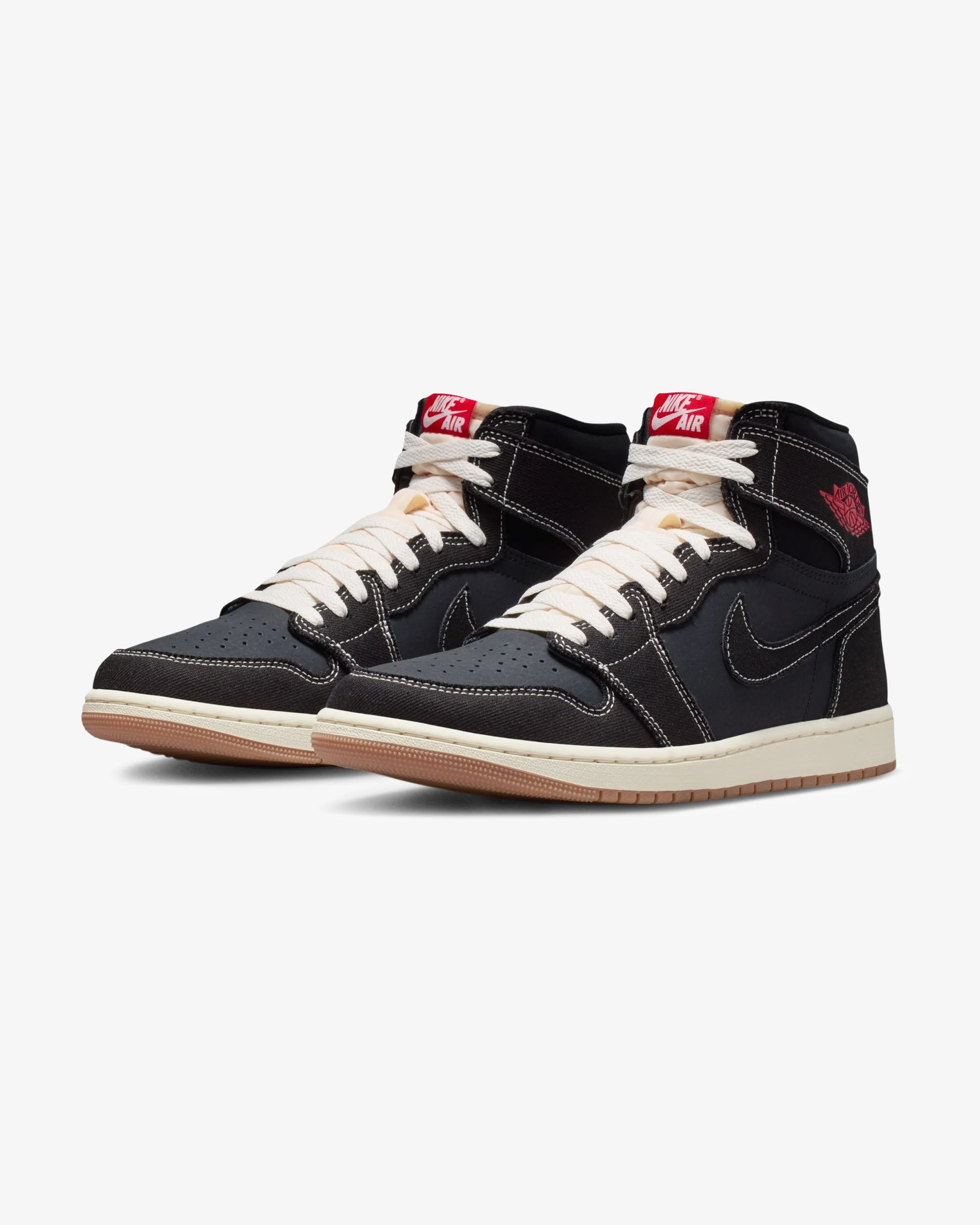 JORDAN X FLIGHT CLUB AJ 1 RETRO HIGH - BLACK/ UNIVERSITY RED/ SAIL