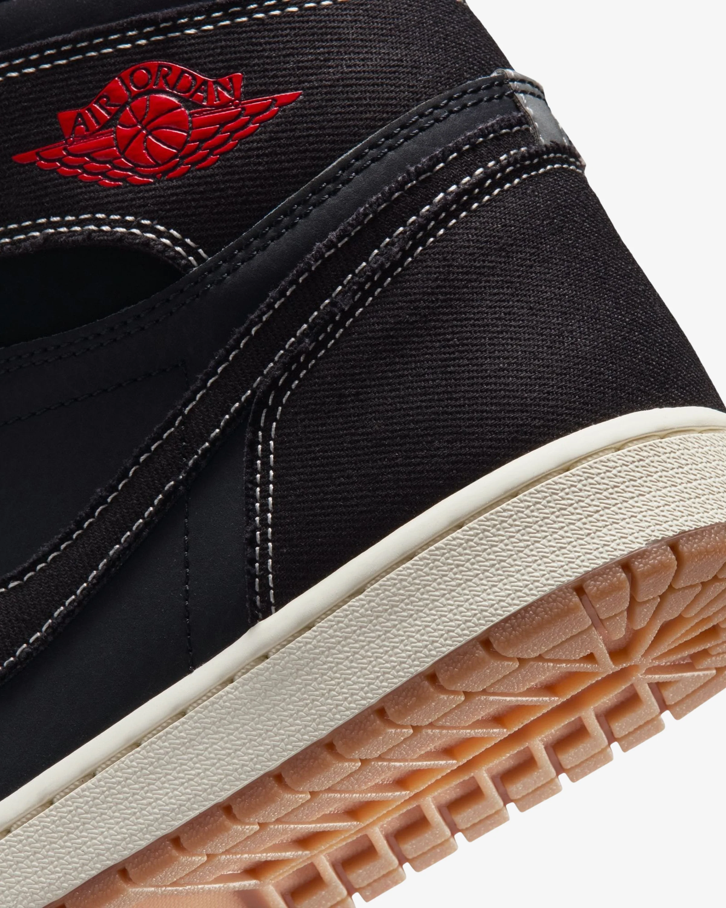 JORDAN X FLIGHT CLUB AJ 1 RETRO HIGH - BLACK/ UNIVERSITY RED/ SAIL