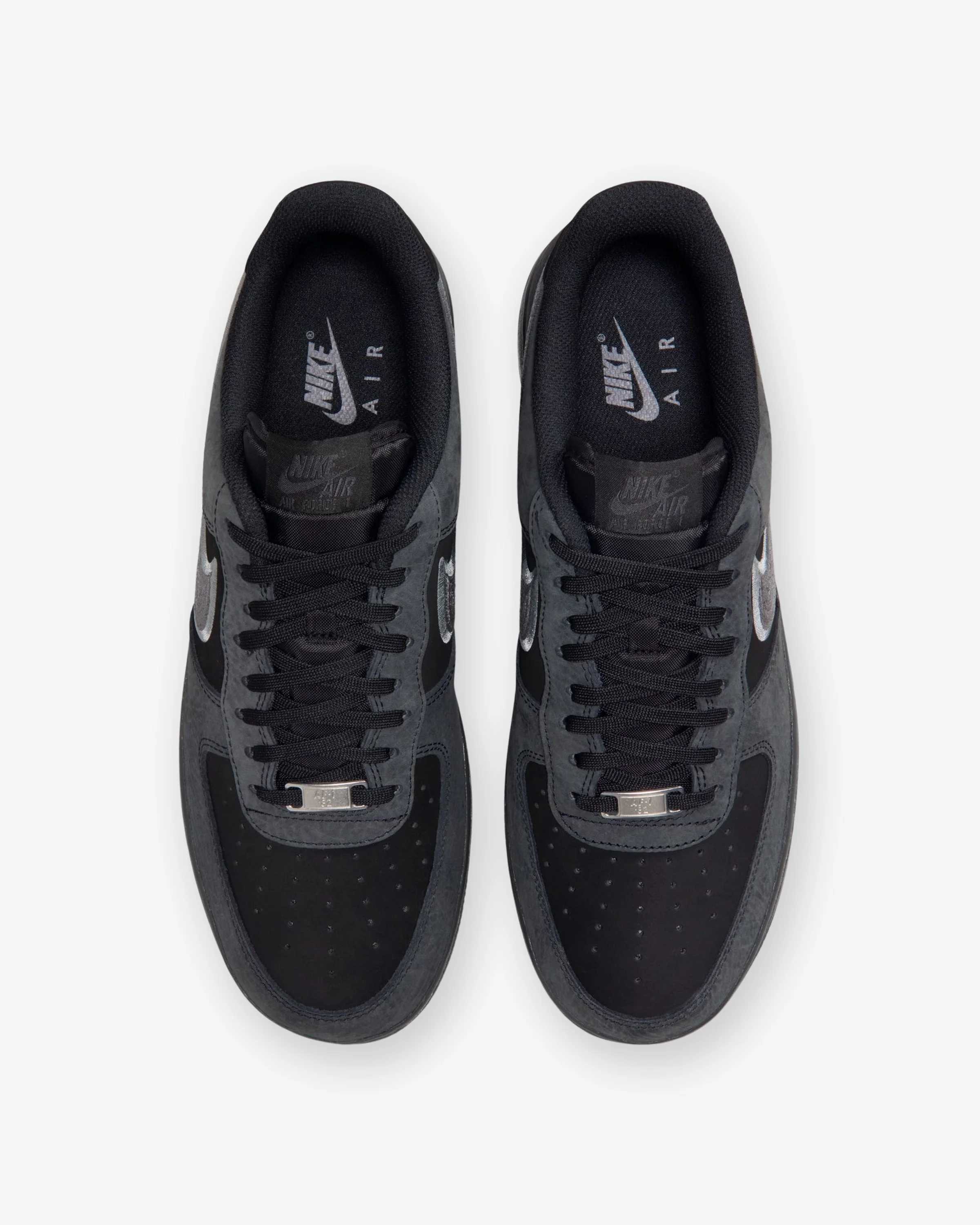 NIKE AIR FORCE 1 '07 LV8 - BLACK/DKSMOKEGREY