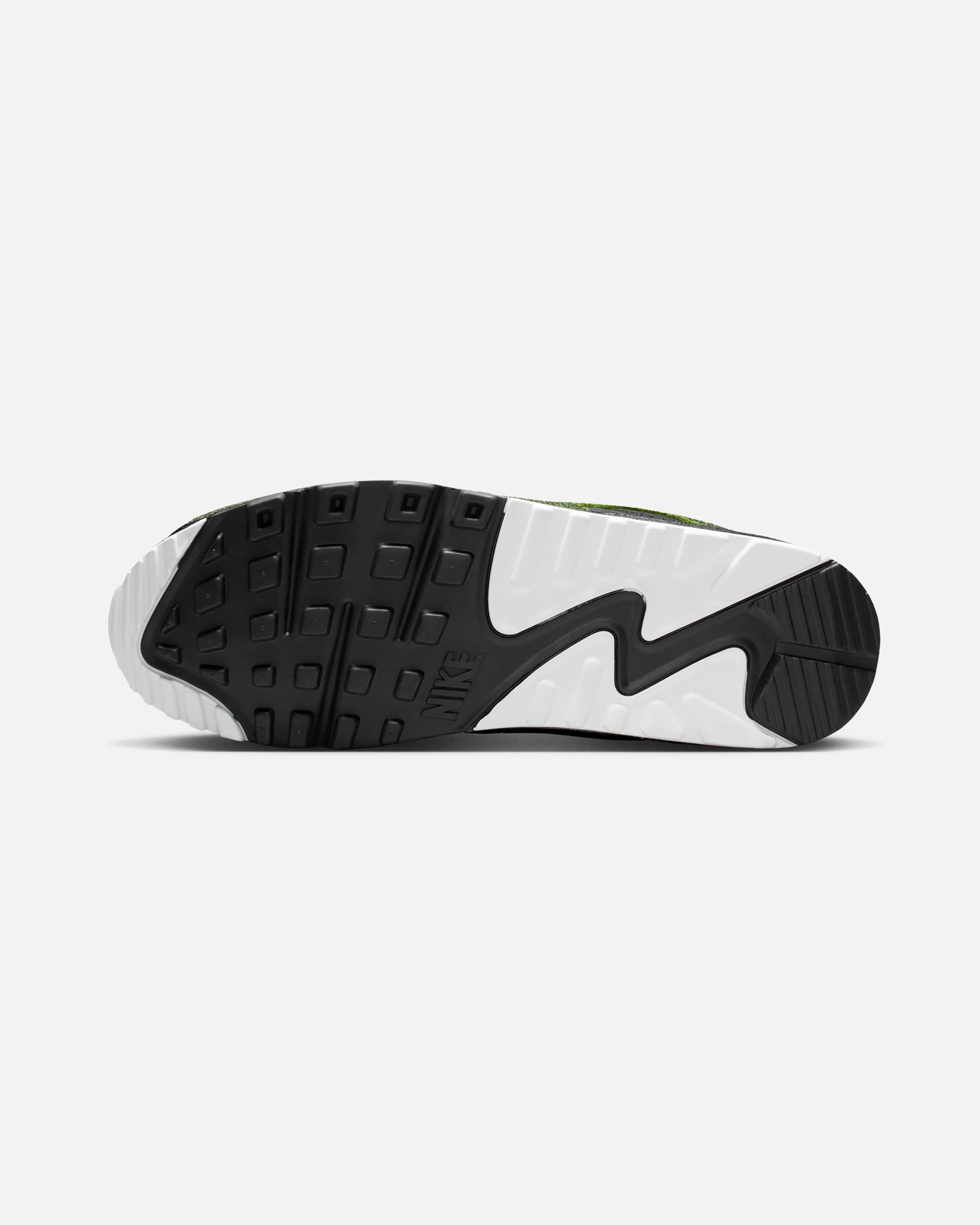 NIKE AIR MAX 90 - BLACK / WHITE / BLACK / VOLTAGE GREEN