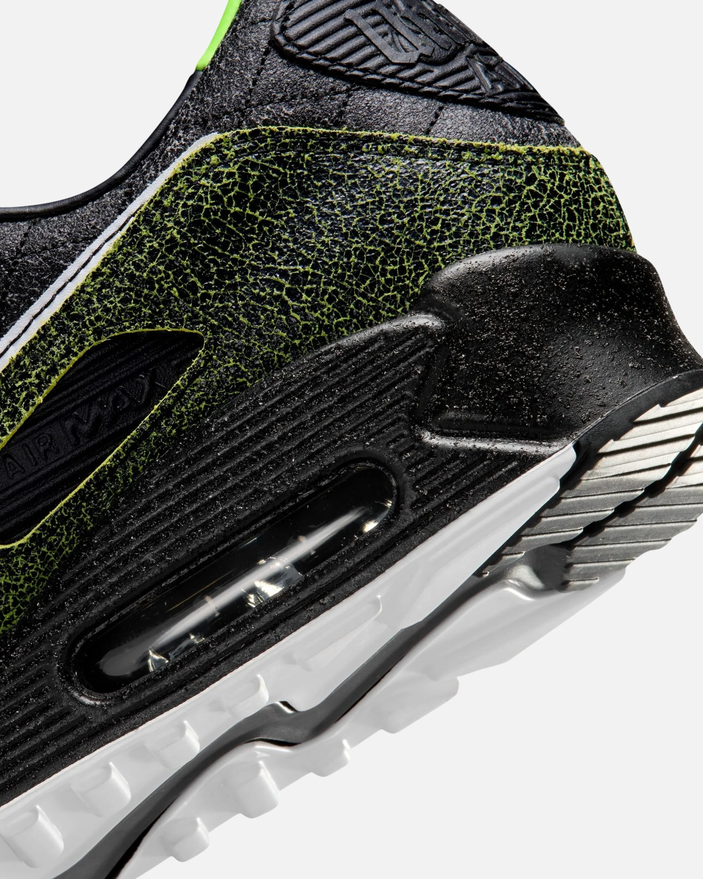 NIKE AIR MAX 90 - BLACK / WHITE / BLACK / VOLTAGE GREEN