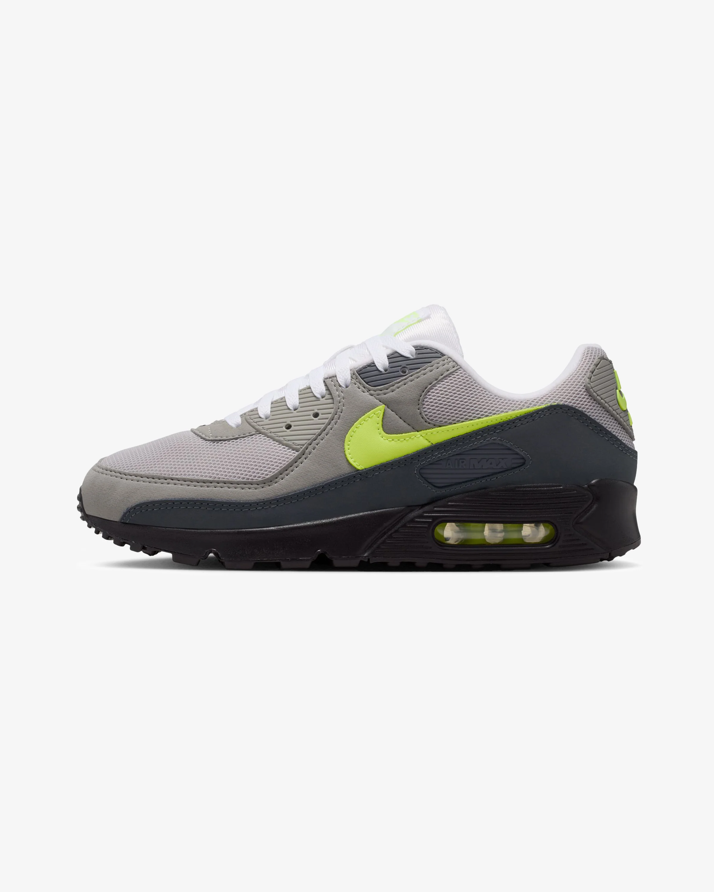 NIKE AIR MAX 90 - BLACK/ NEON YELLOW/ ANTHRACITE