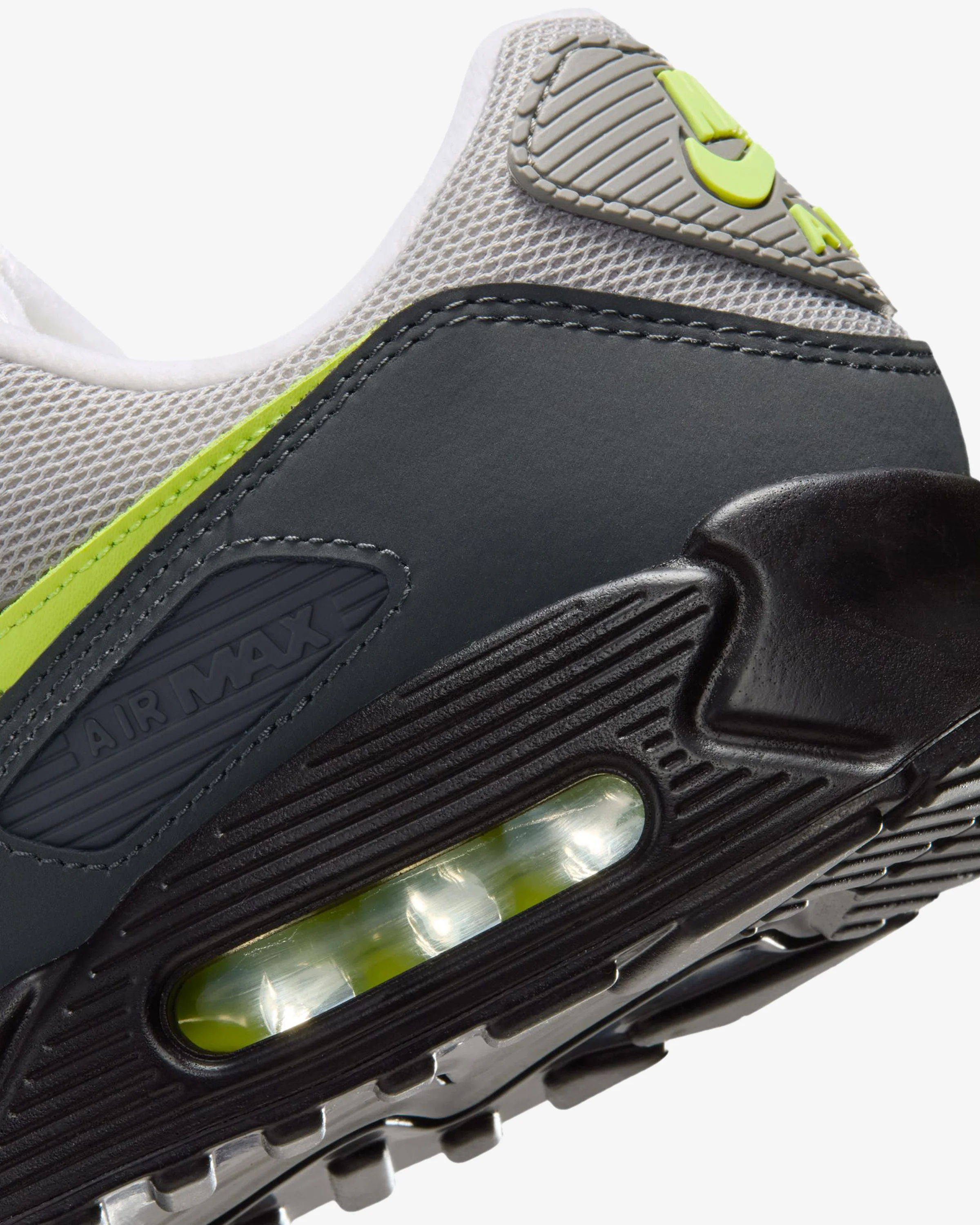 NIKE AIR MAX 90 - BLACK/ NEON YELLOW/ ANTHRACITE