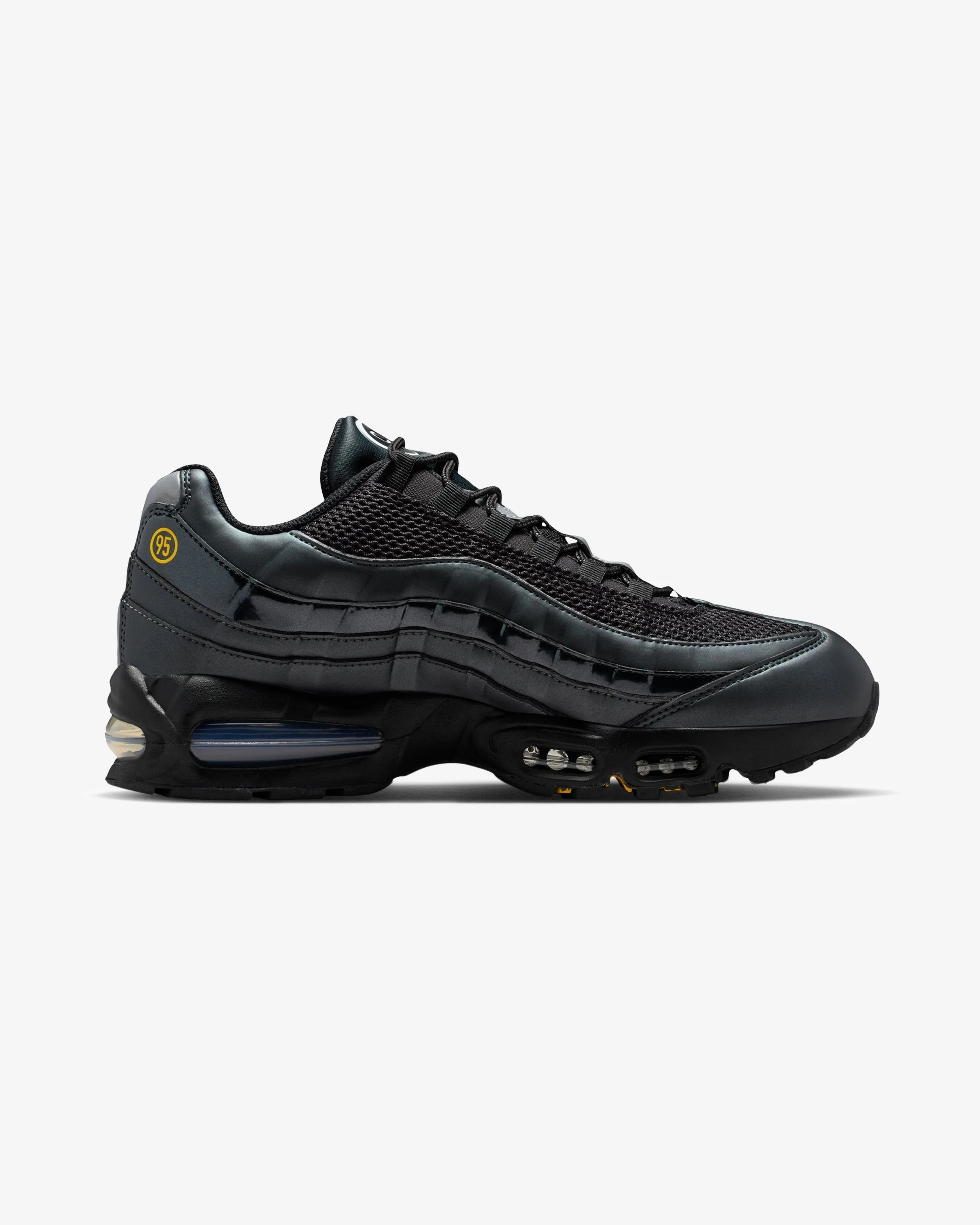 NIKE AIR MAX 95 - BLACK/ WHITE/ UNIVERSITY GOLD