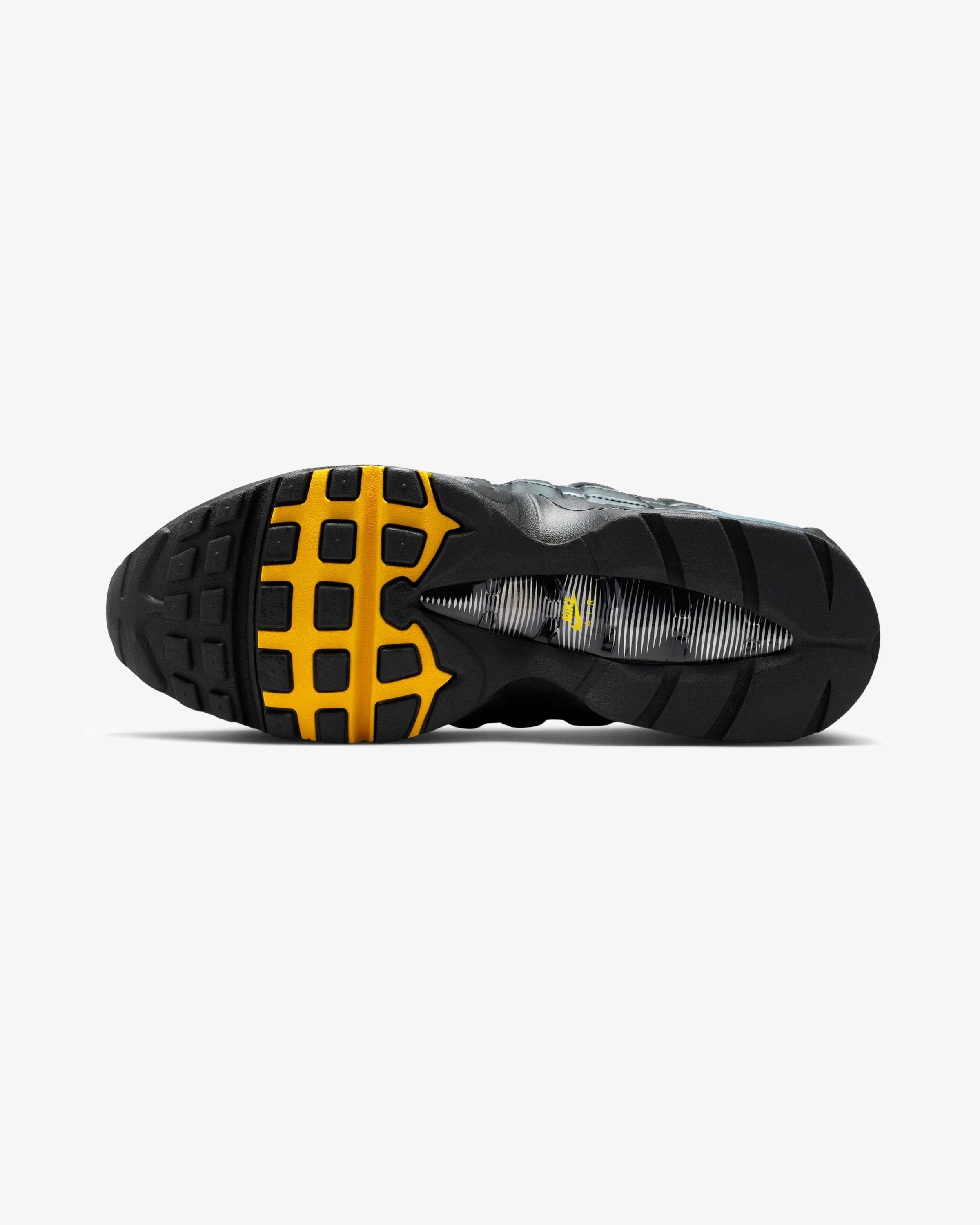NIKE AIR MAX 95 - BLACK/ WHITE/ UNIVERSITY GOLD
