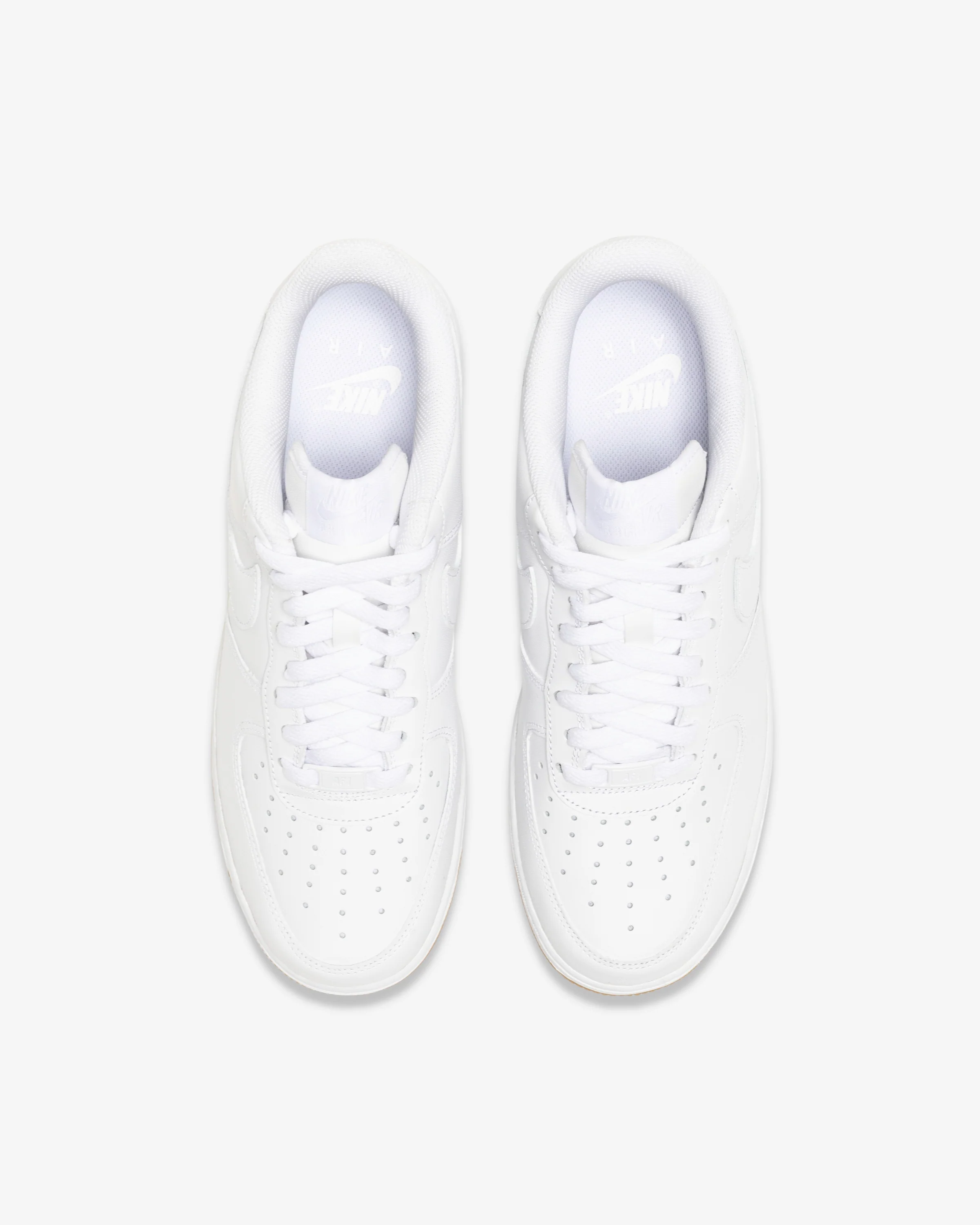 NIKE AIR FORCE 1 '07 - WHITE/ GUMLIGHTBROWN