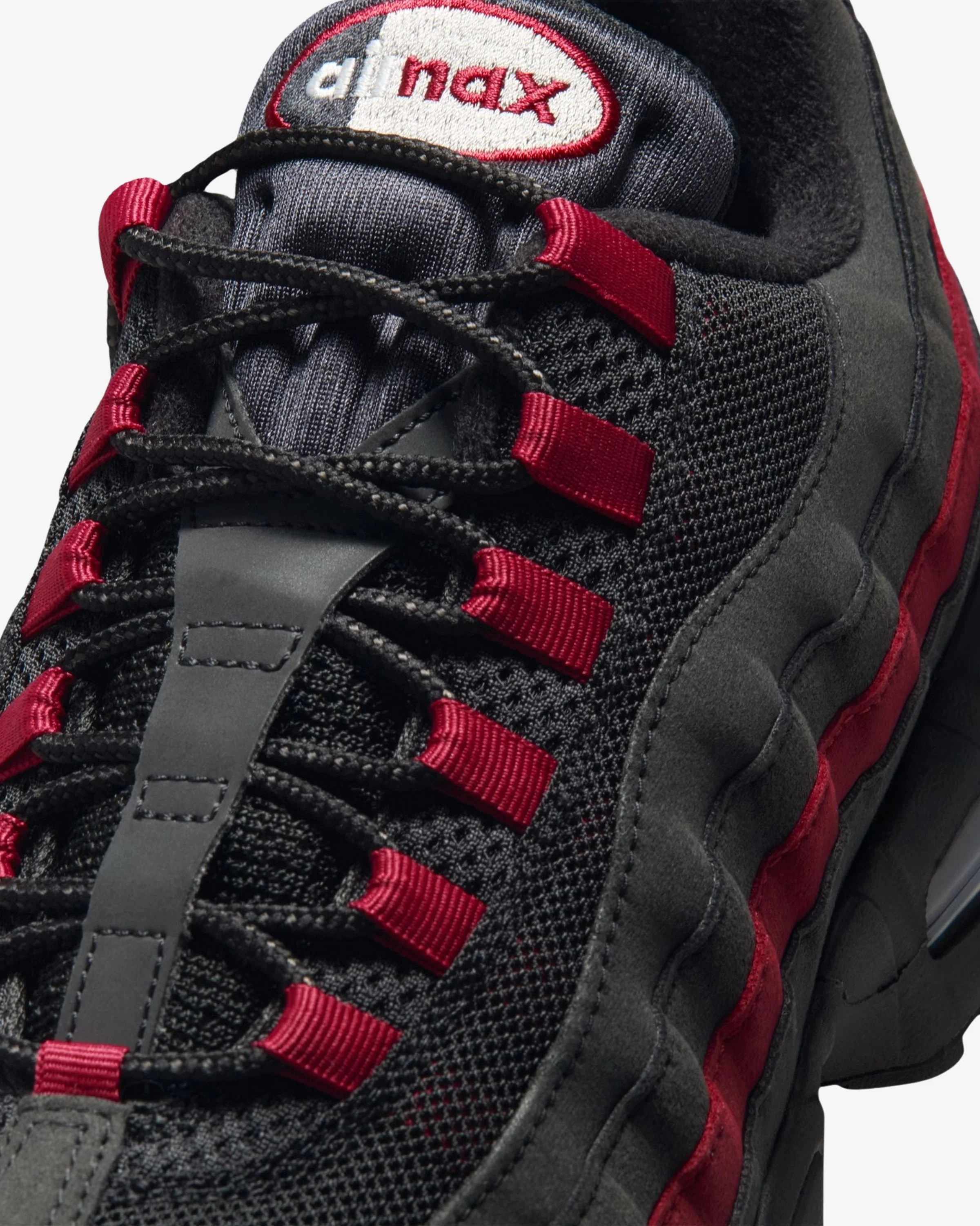 NIKE AIR MAX 95 OG - BLACK/ TEAMCRIMSON/ WOLFGREY