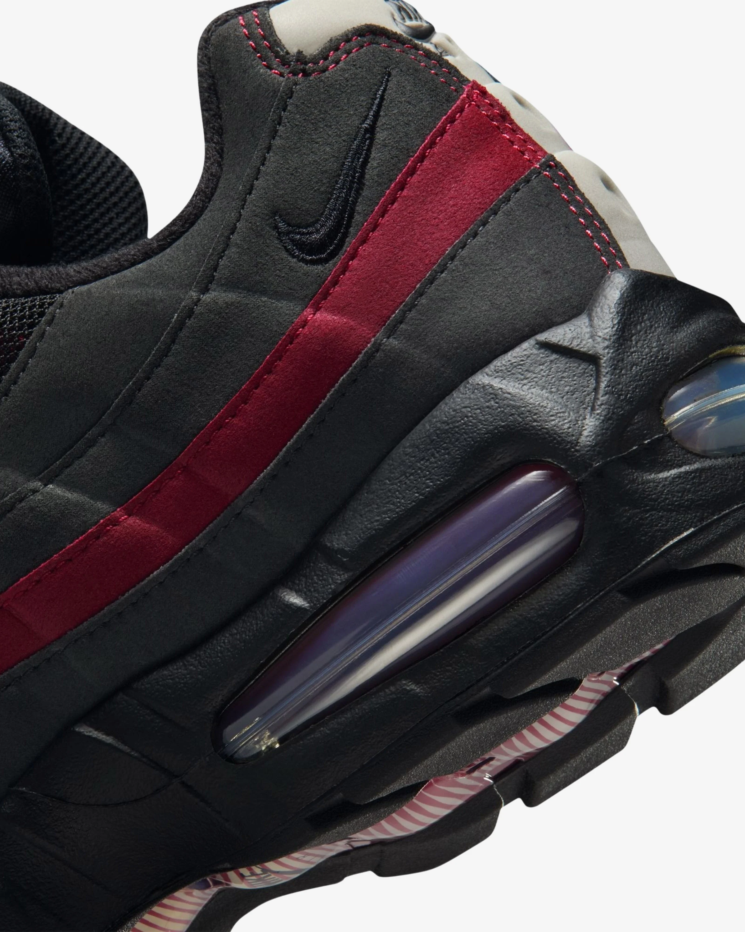 NIKE AIR MAX 95 OG - BLACK/ TEAMCRIMSON/ WOLFGREY