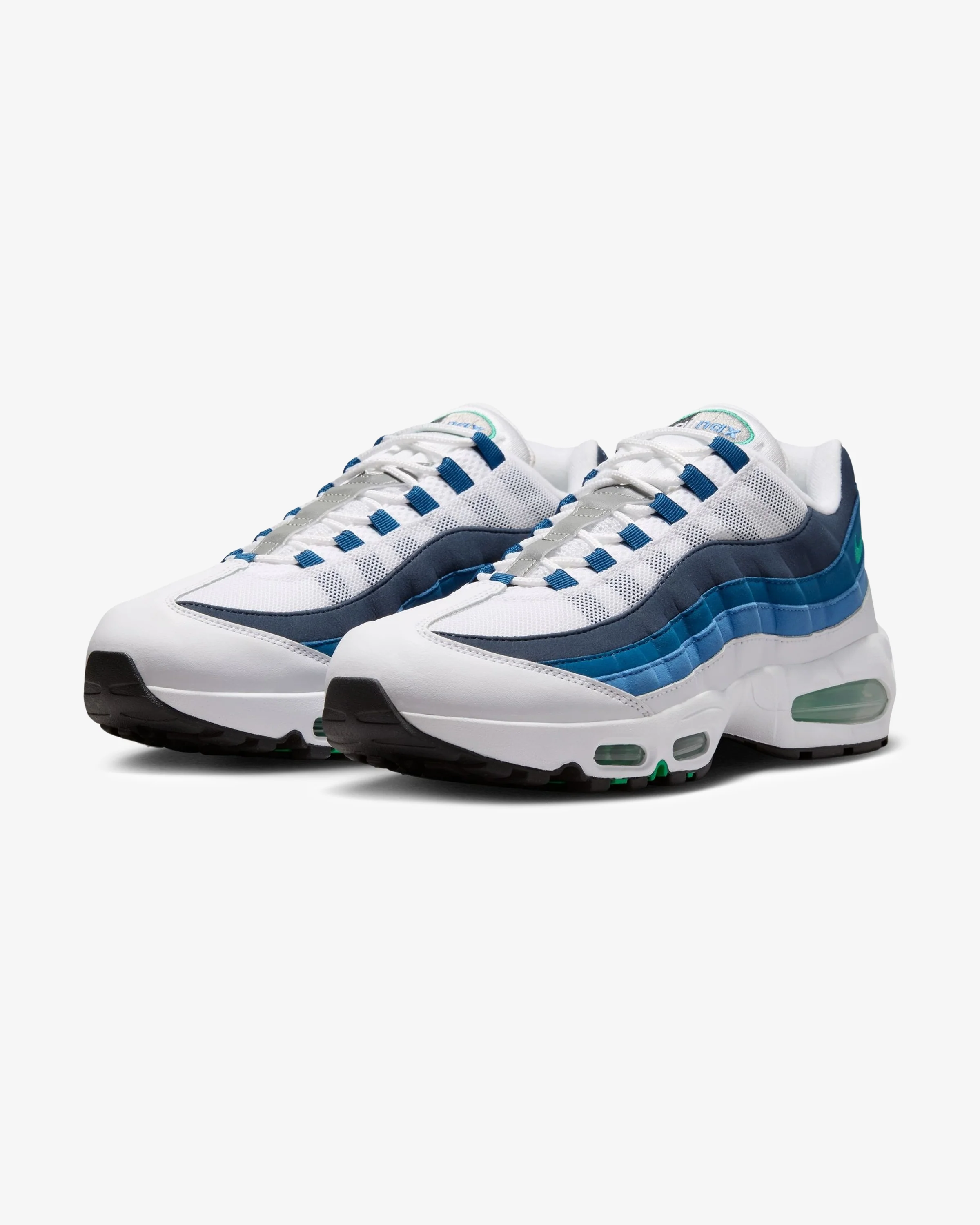 NIKE AIR MAX 95 OG - WHITE/ EMERALD GREEN/ LAKE BLUE