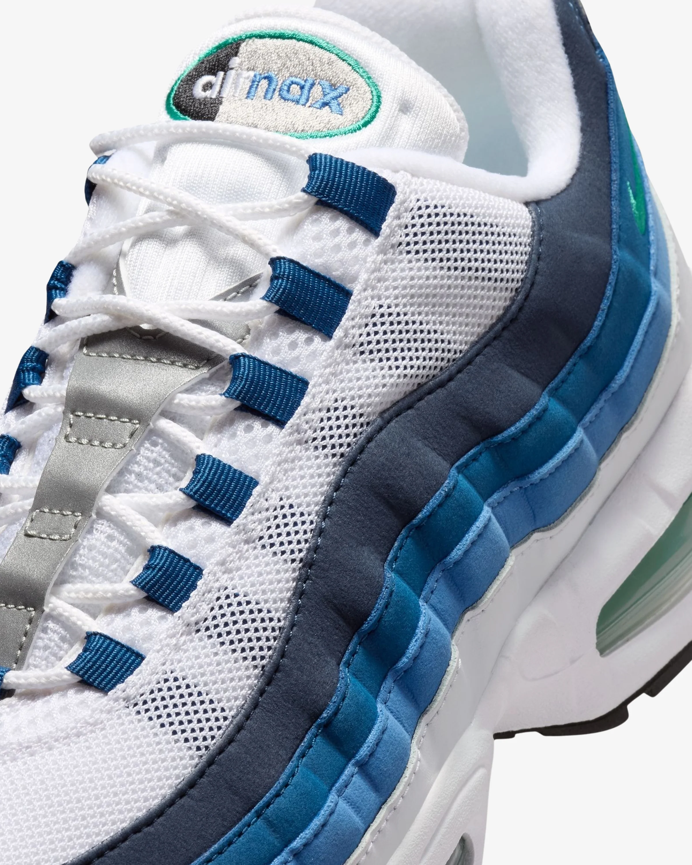 NIKE AIR MAX 95 OG - WHITE/ EMERALD GREEN/ LAKE BLUE