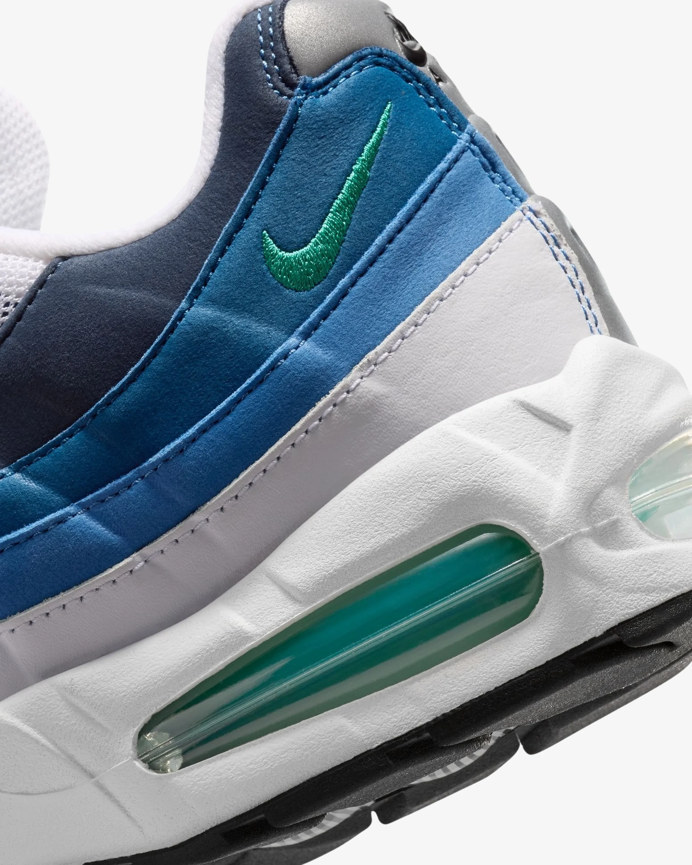 NIKE AIR MAX 95 OG - WHITE/ EMERALD GREEN/ LAKE BLUE