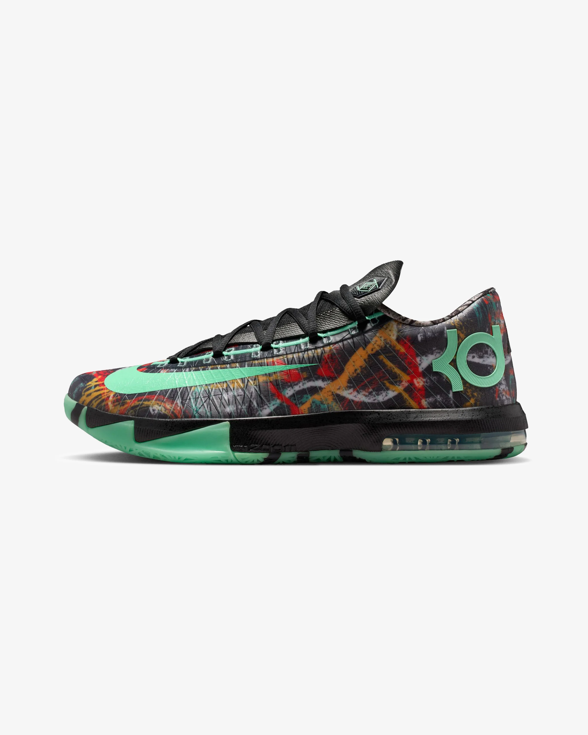 NIKE KD VI - MULTI-COLOR/ GREEN GLOW