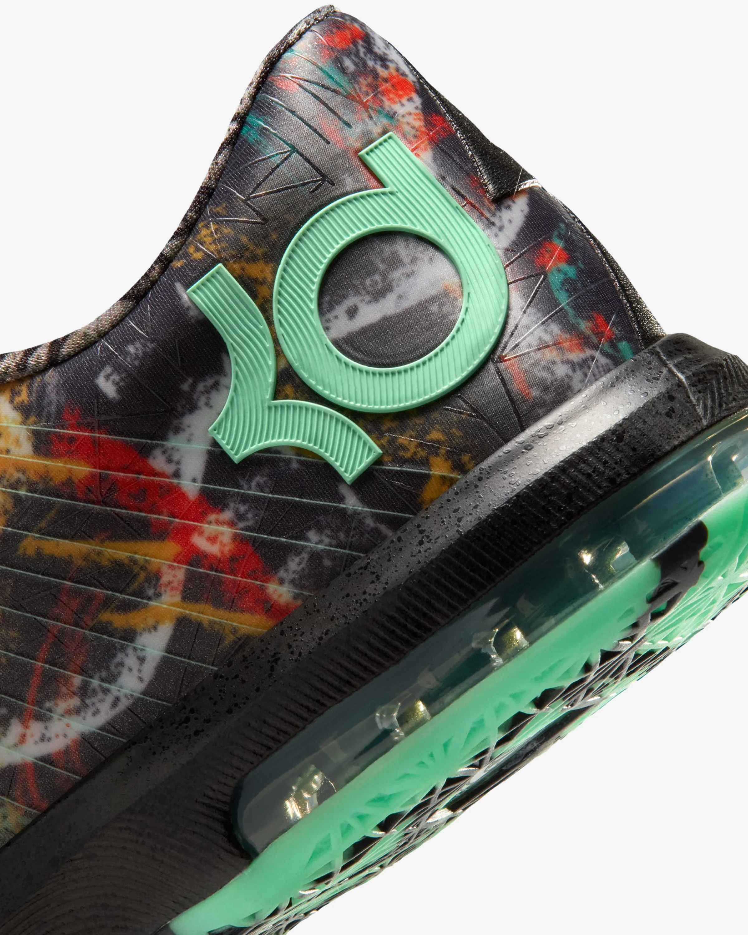 NIKE KD VI - MULTI-COLOR/ GREEN GLOW