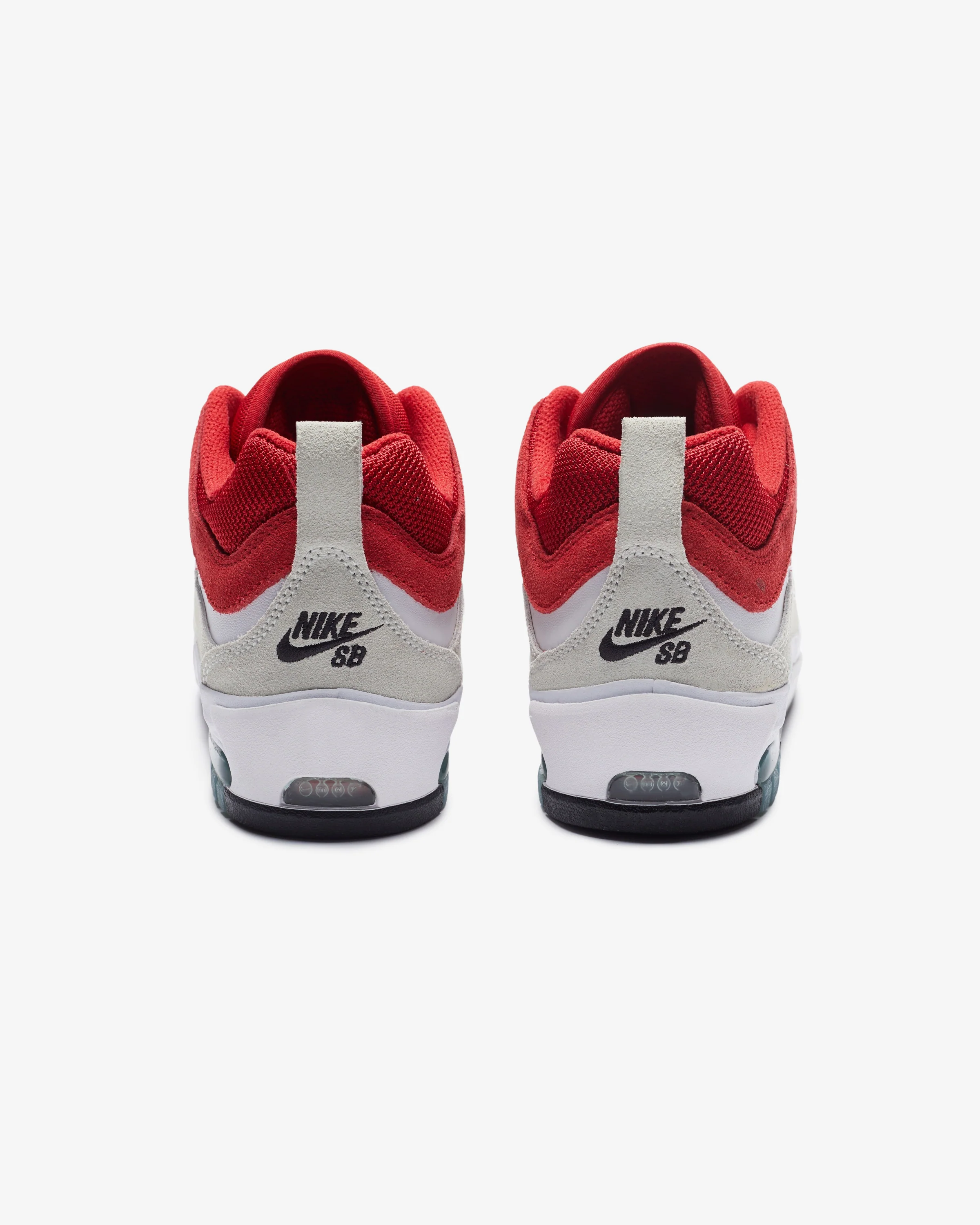 NIKE SB AIR MAX ISHOD 2  - WHITE/ VARSITYRED/ SUMMITWHITE