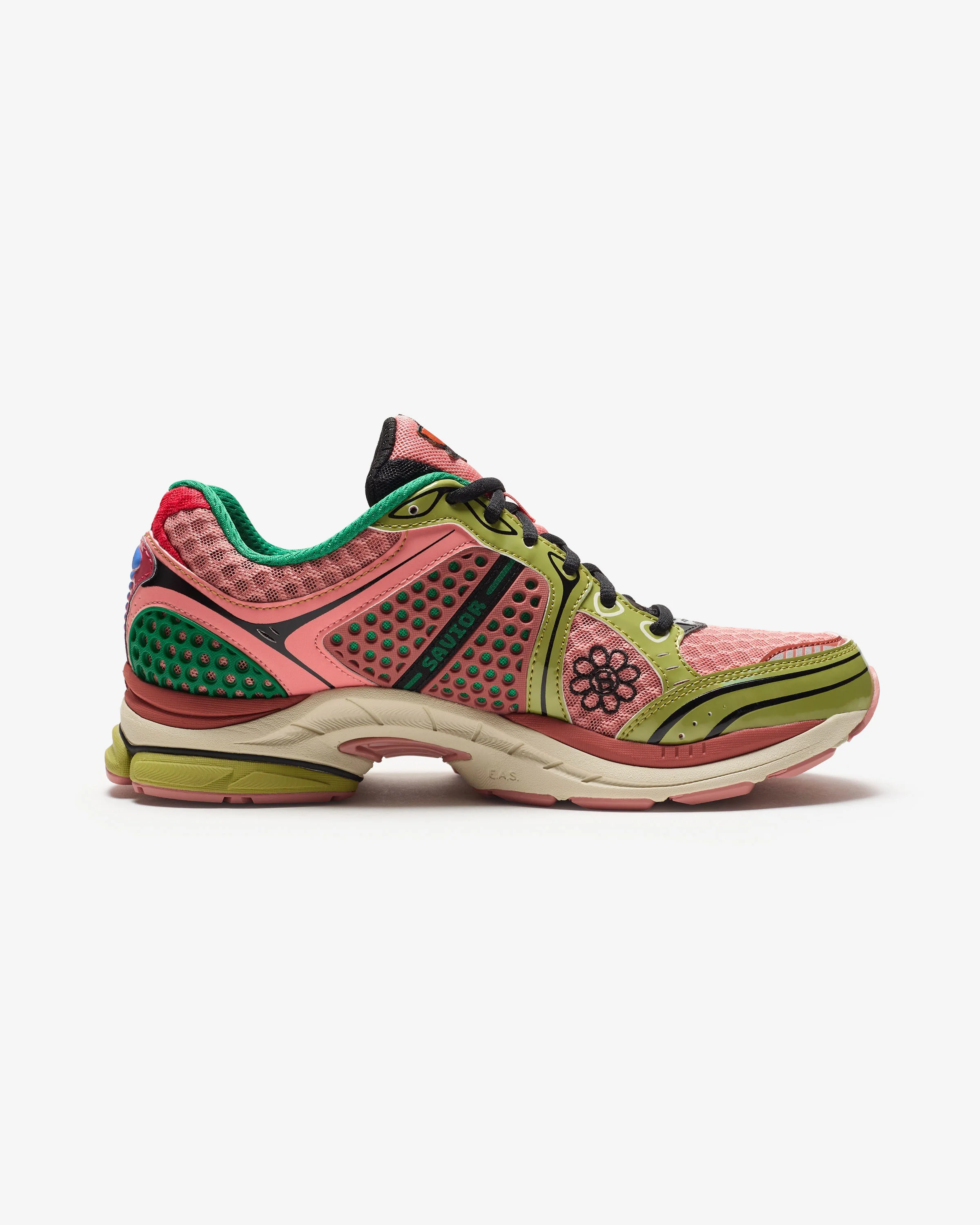 SAUCONY X JAE TIPS PROGRID TRIUMPH 4 - PEACH/ LEAF