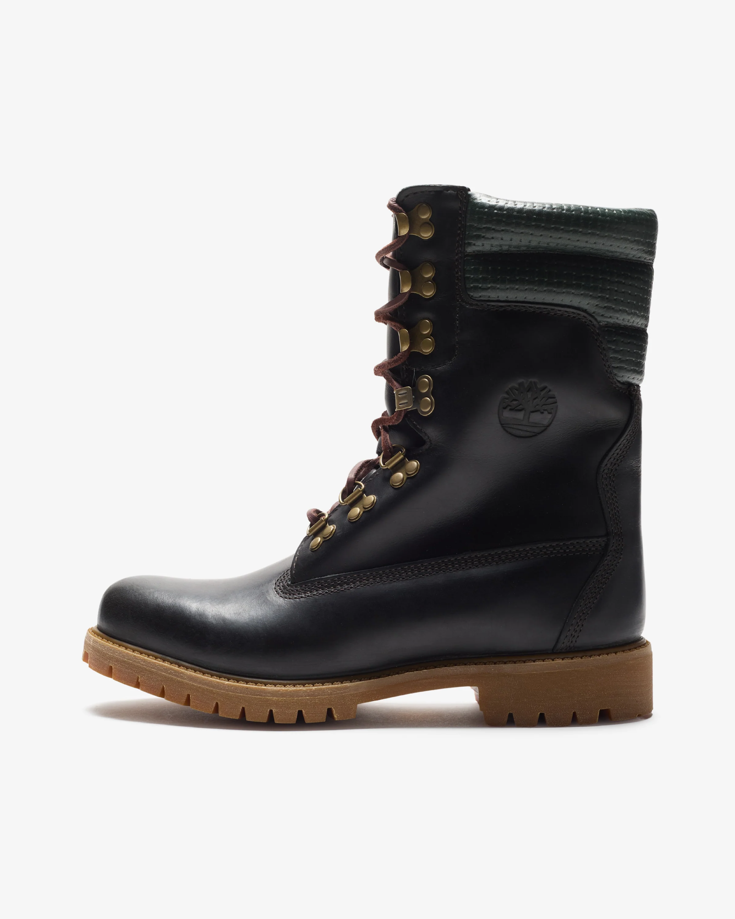 TIMBERLAND PREMIUM TALL LACE-UP BOOT - DARKGREEN
