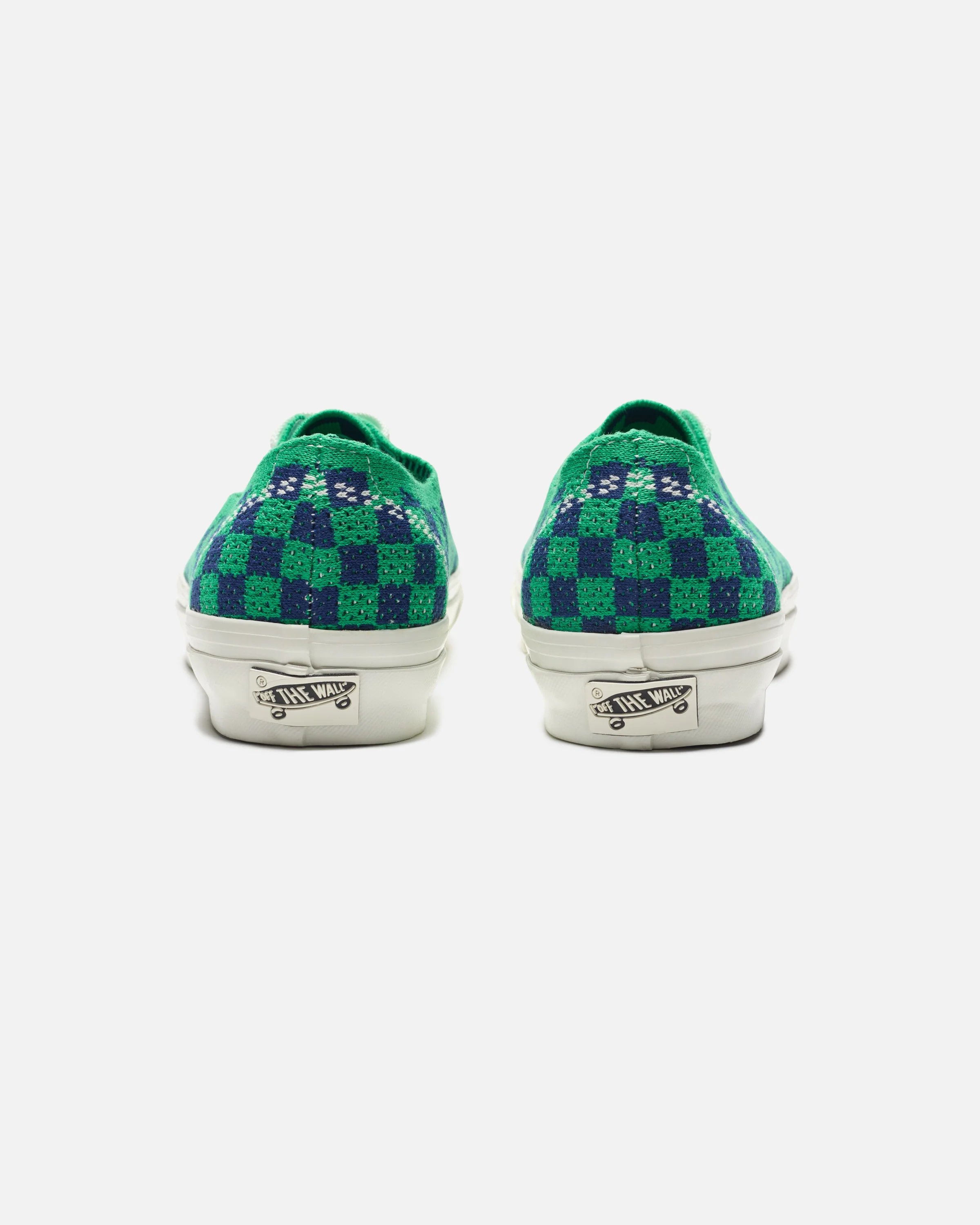 VANS PREMIUM AUTHENTIC 44 'PUNK KNIT' - GREEN/ NAVY