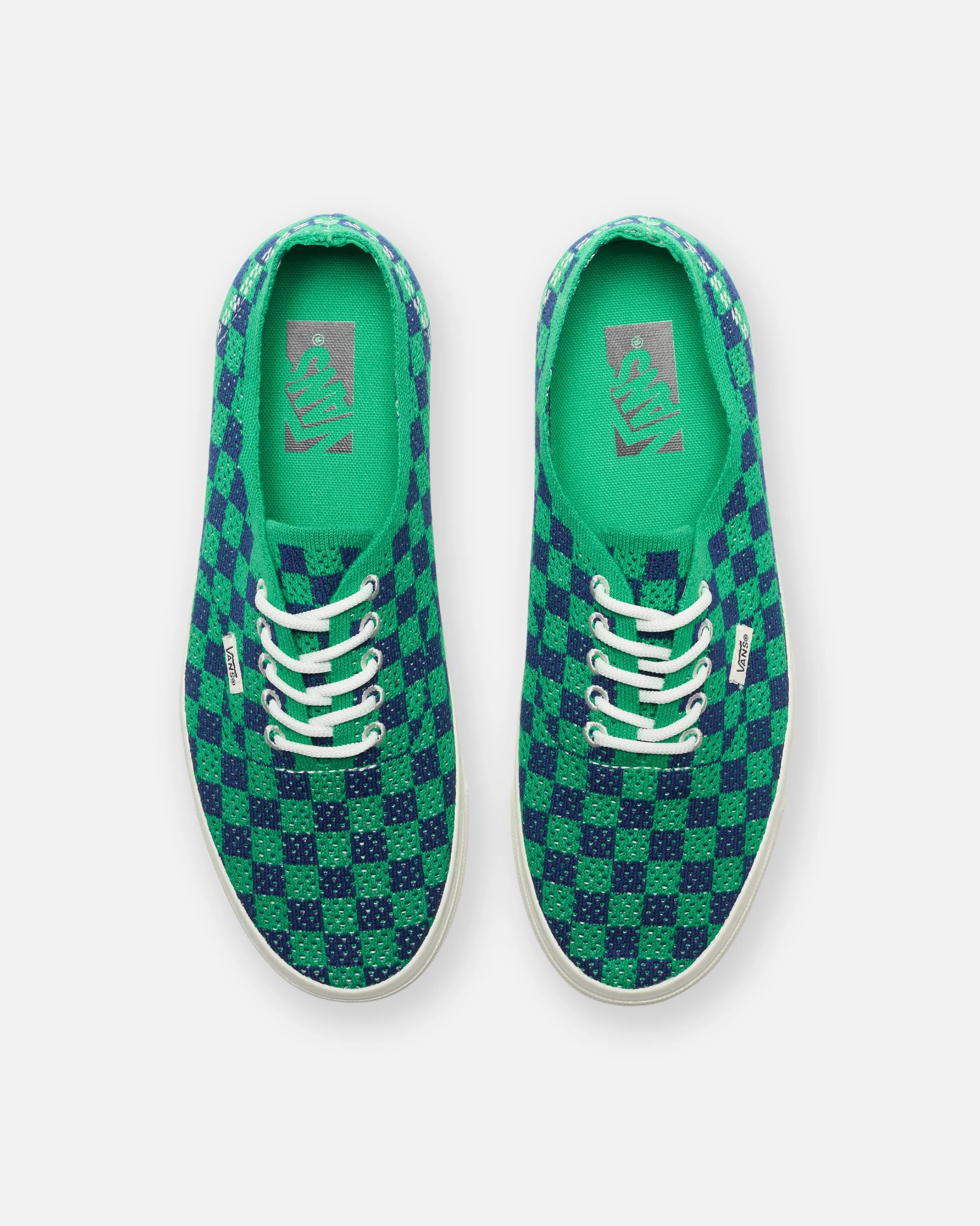 VANS PREMIUM AUTHENTIC 44 'PUNK KNIT' - GREEN/ NAVY