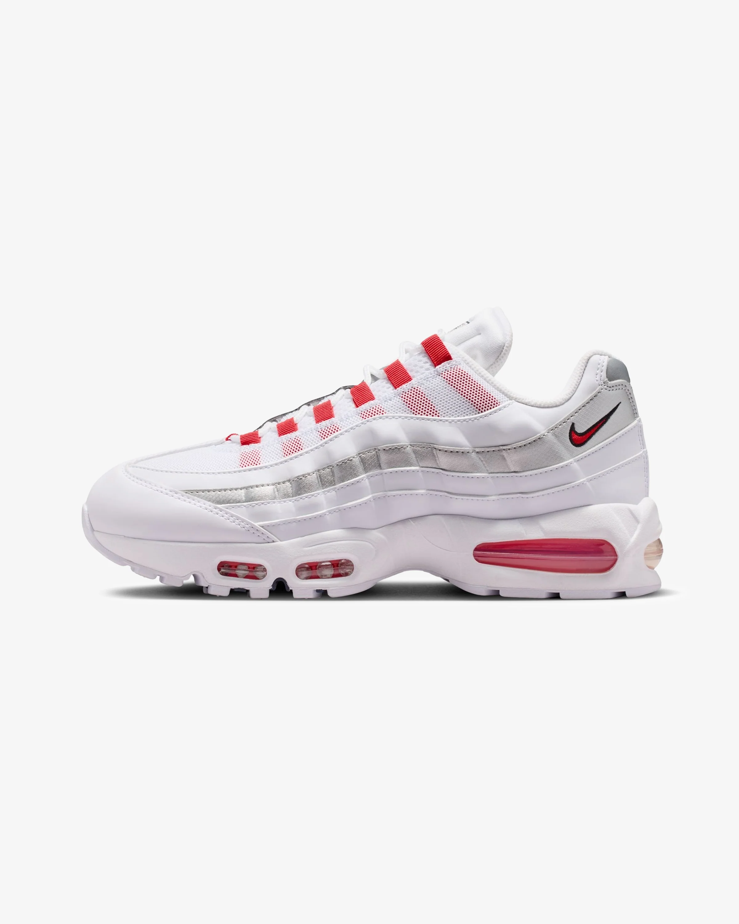NIKE AIR MAX 95 SE - WHITE/ SPEED RED/ METALLIC SILVER