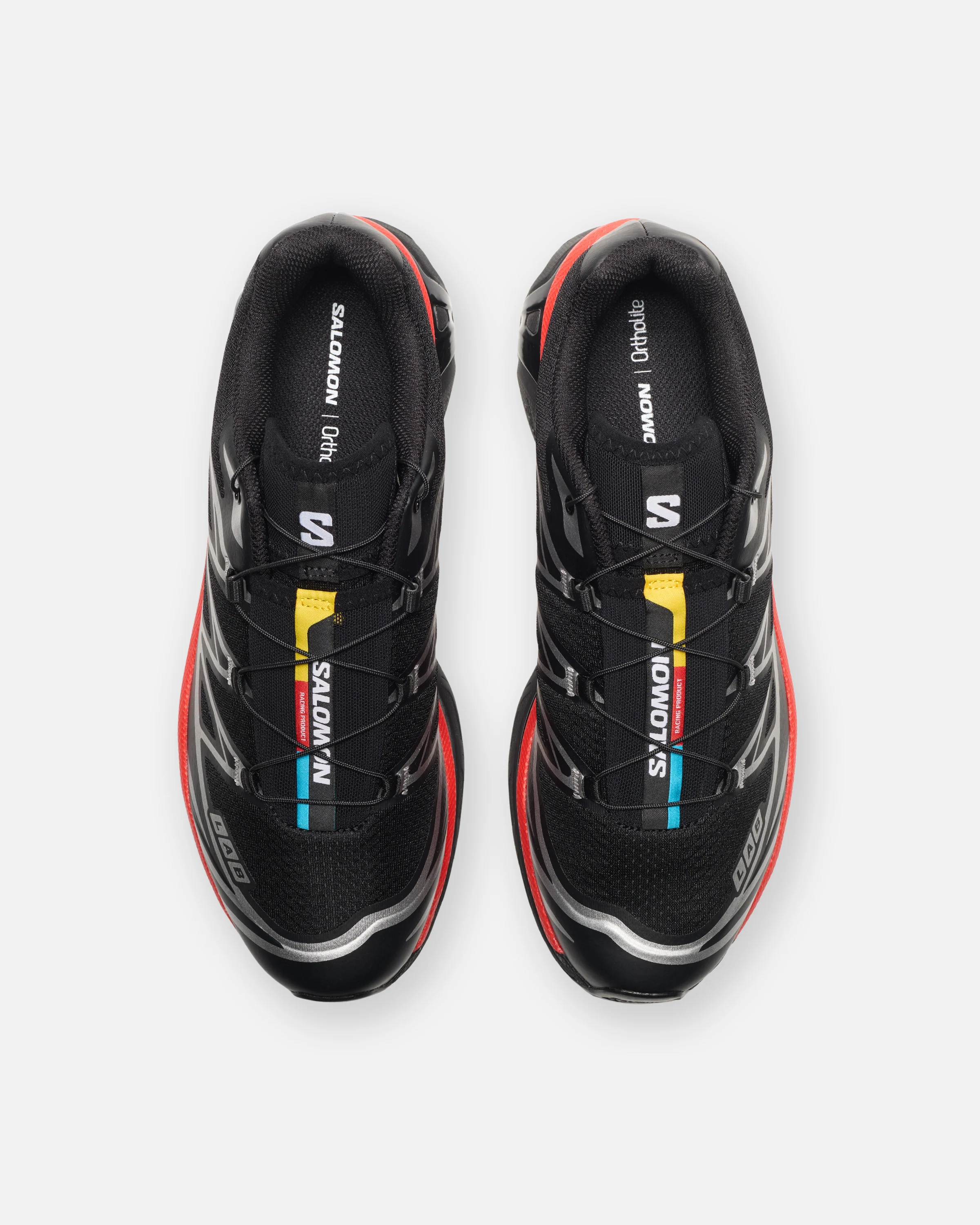 SALOMON XT-6 - BLACK/ FIERY RED