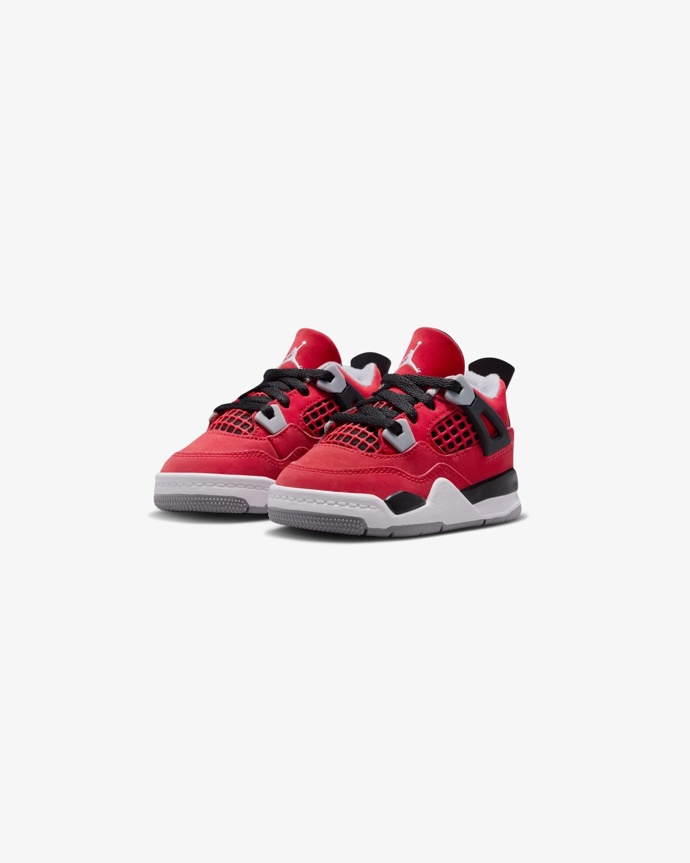 JORDAN TD AJ 4 RETRO - FIRE RED / WHITE / BLACK / CEMENT GREY