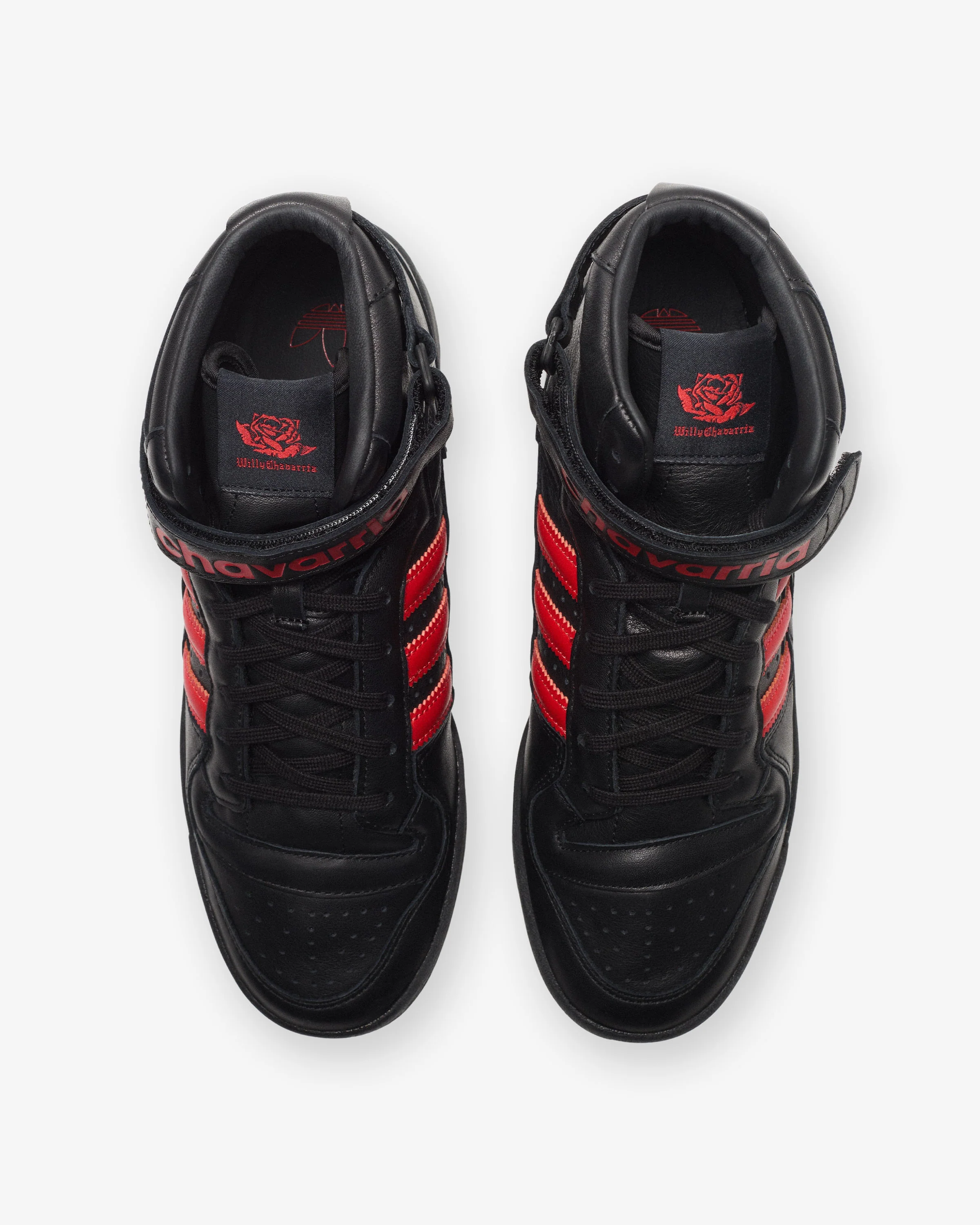 ADIDAS X WILLY CHAVARRIA FORUM 84 HI - CBLACK/ RED