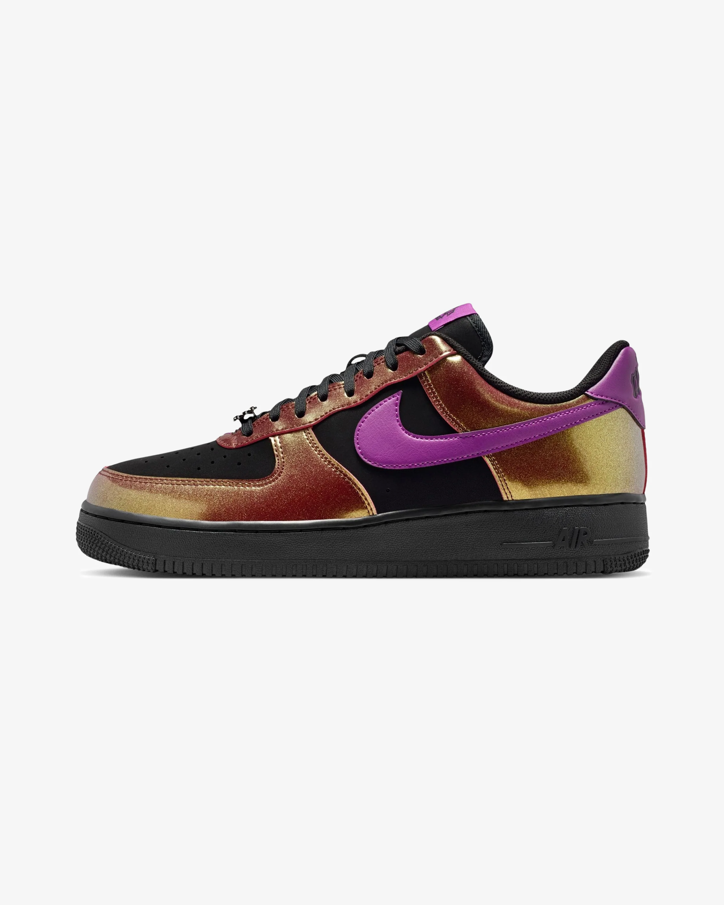 NIKE AIR FORCE 1 '07 LV8 - BLACK/BOLD BERRY