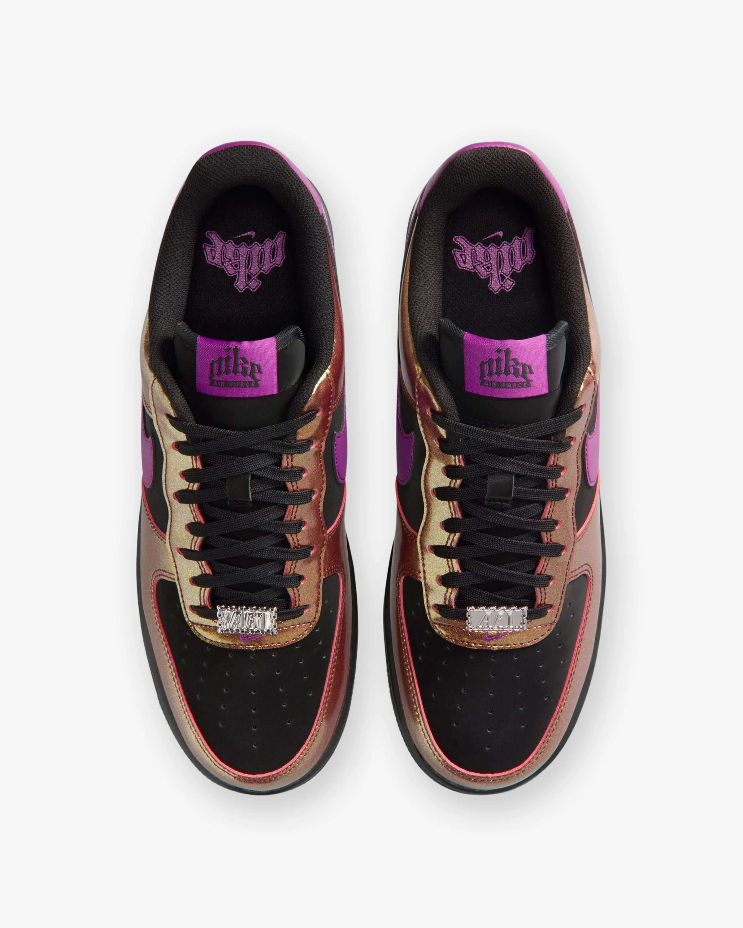 NIKE AIR FORCE 1 '07 LV8 - BLACK/BOLD BERRY