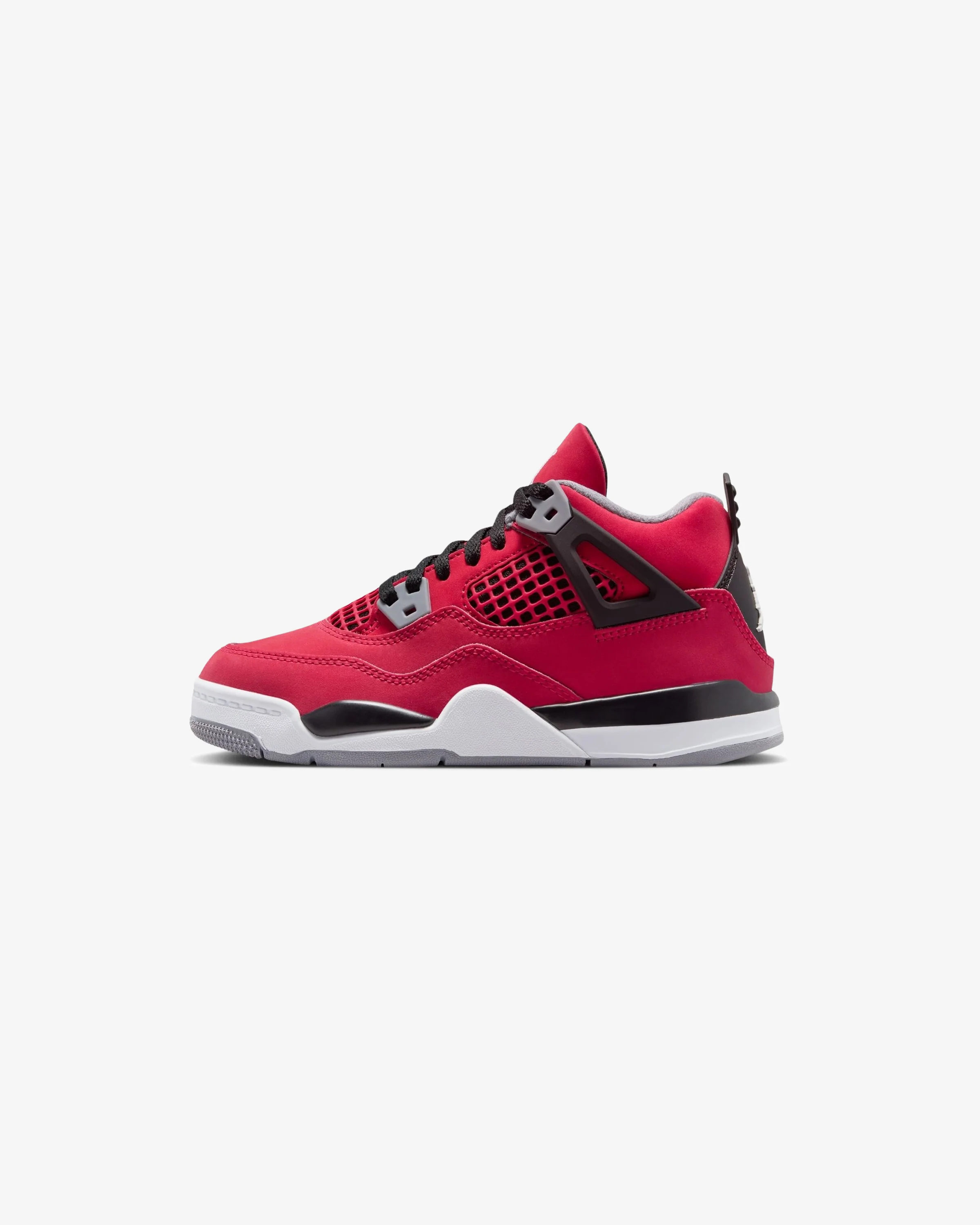 JORDAN PS AJ 4 RETRO - FIRE RED / WHITE / BLACK / CEMENT GREY