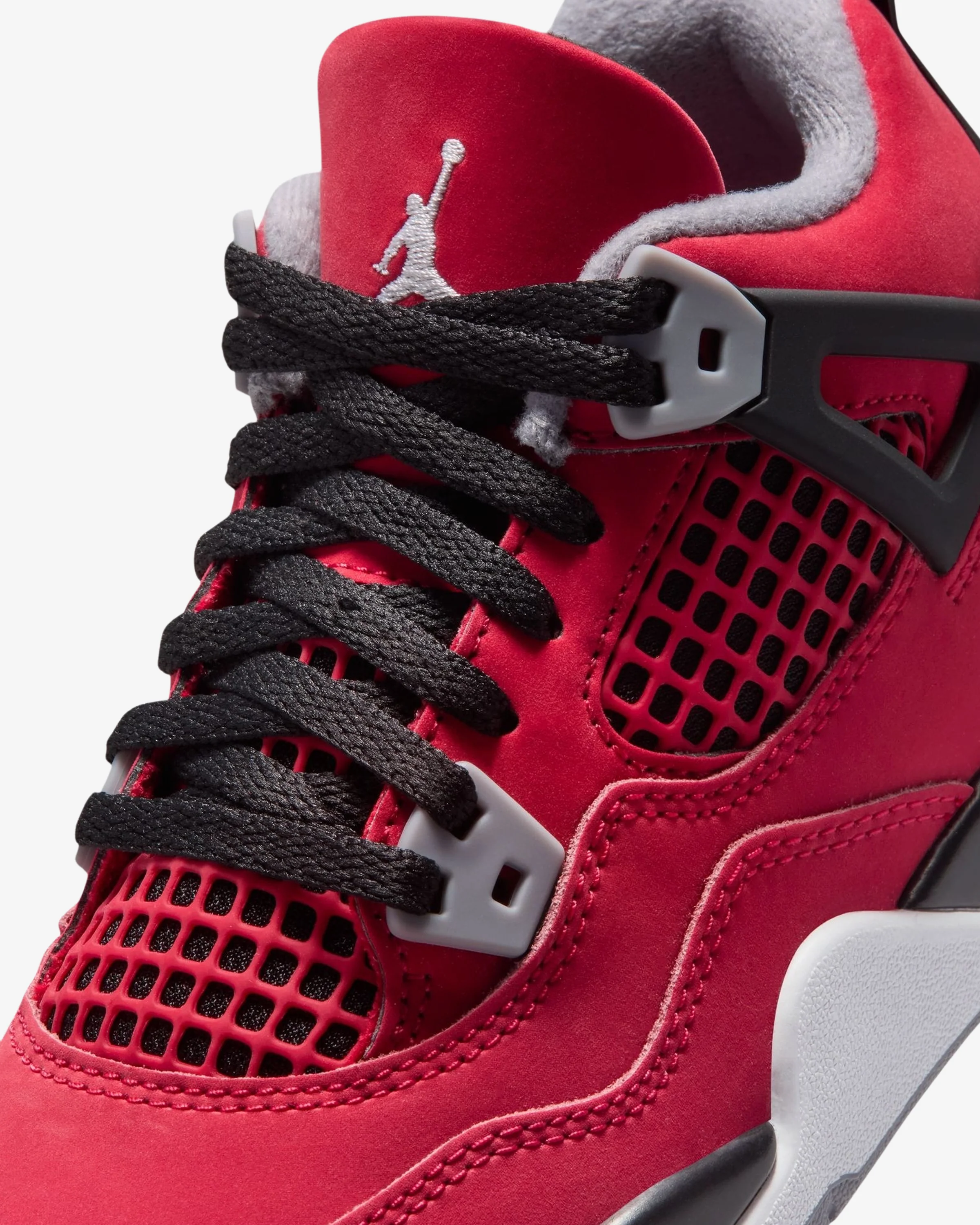 JORDAN PS AJ 4 RETRO - FIRE RED / WHITE / BLACK / CEMENT GREY