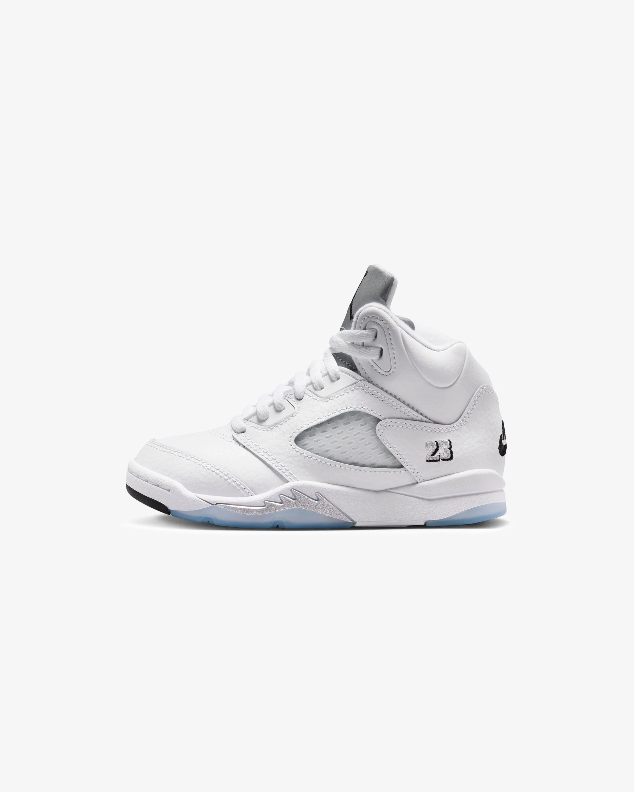7302-jordan-ps-aj-5-retro-white-black-metallic-silver-2.webp JORDAN PS AJ 5 RETRO - WHITE/ BLACK/ METALLIC SILVER