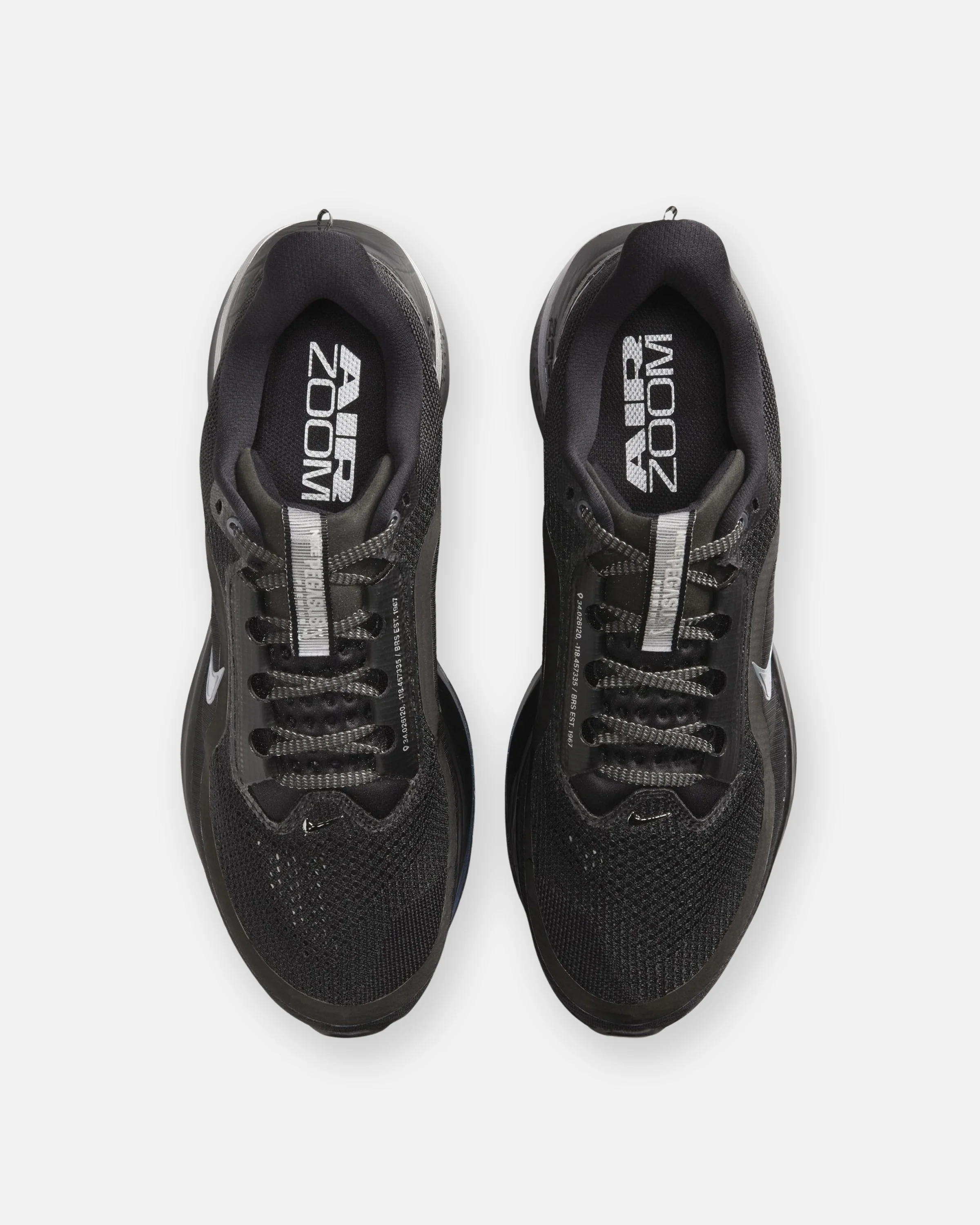 NIKE PEGASUS PREMIUM - BLACK/ METALLICSILVER