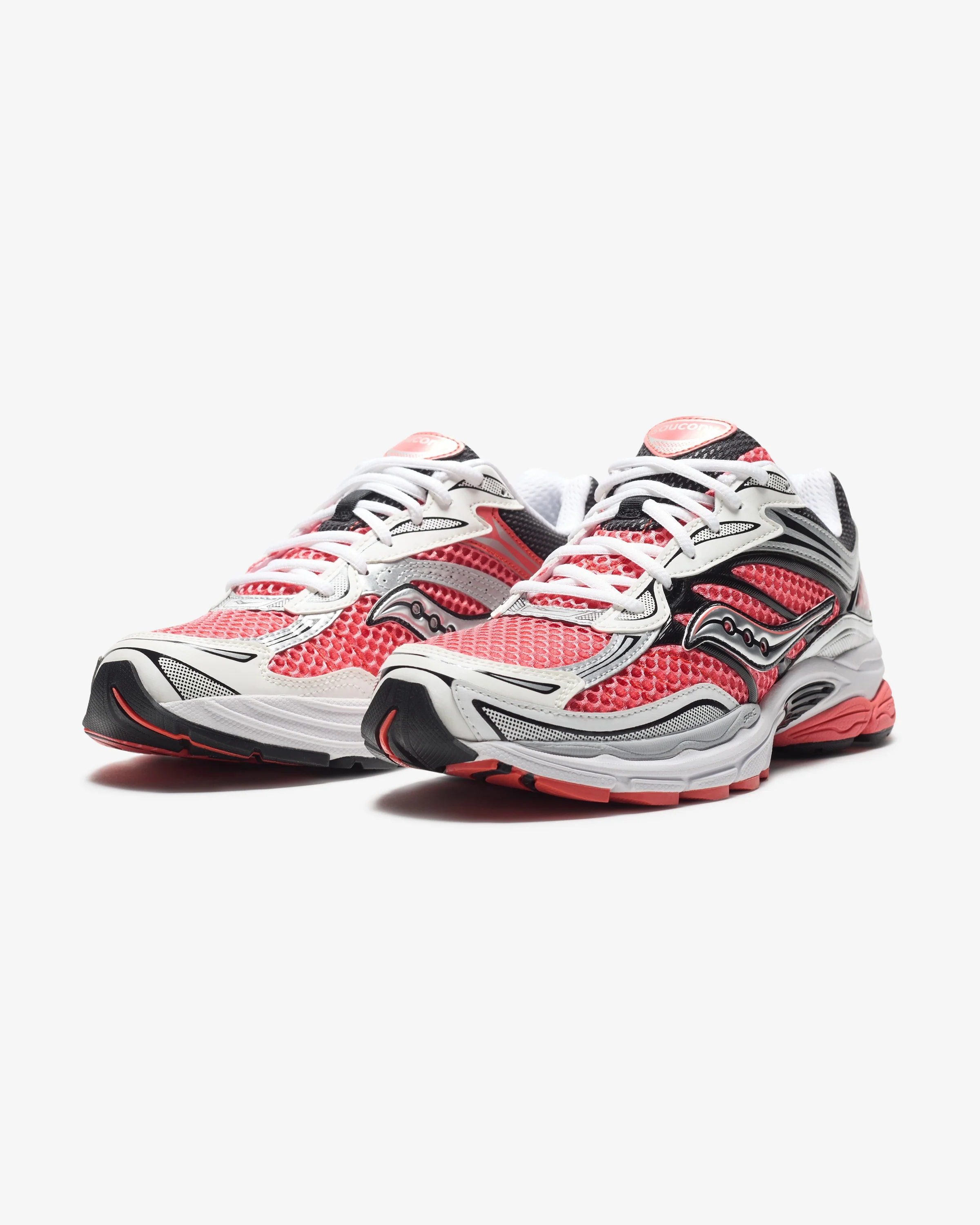 SAUCONY PROGRID OMNI 9 - SILVER/ CORAL