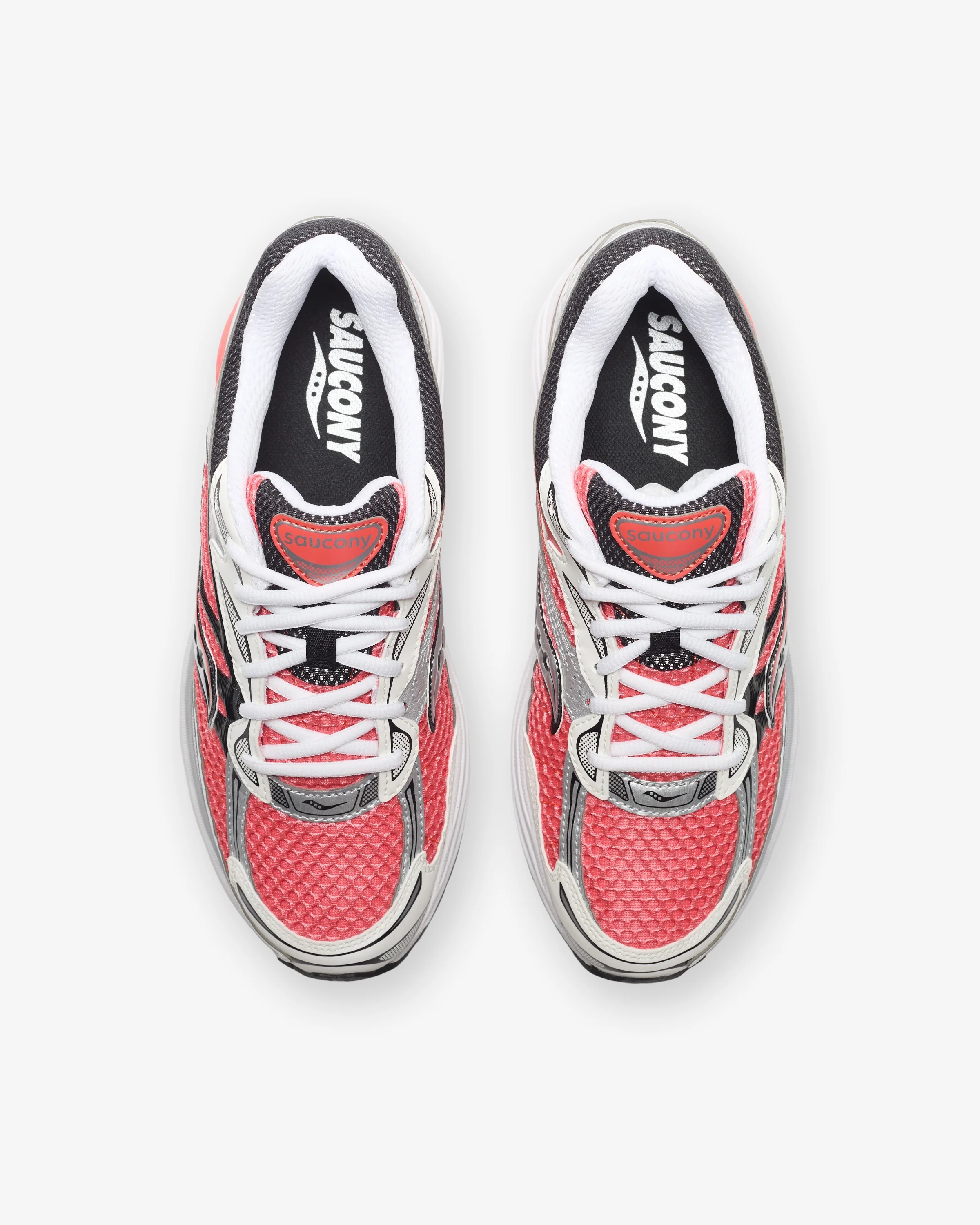 SAUCONY PROGRID OMNI 9 - SILVER/ CORAL