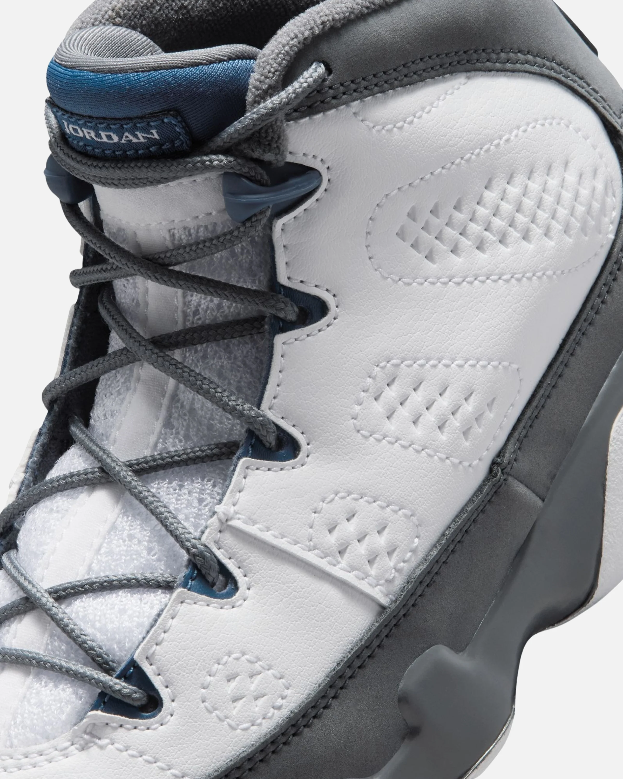 JORDAN AJ 9 RETRO PS - WHITE/ FRENCH BLUE/ FLINT GREY