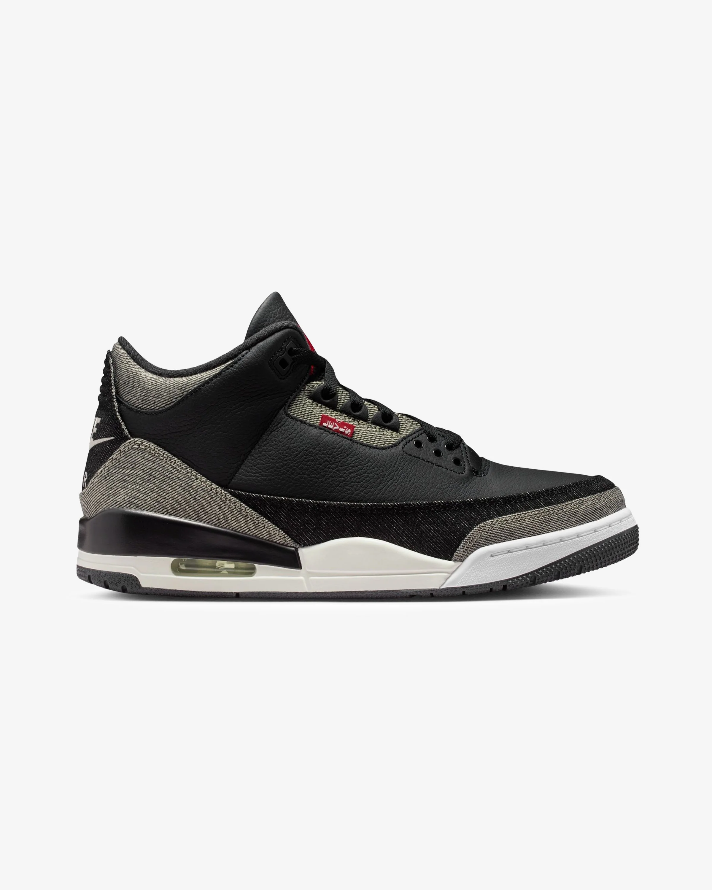 JORDAN X LEVI'S® AJ 3 RETRO - BLACK/ WHITE