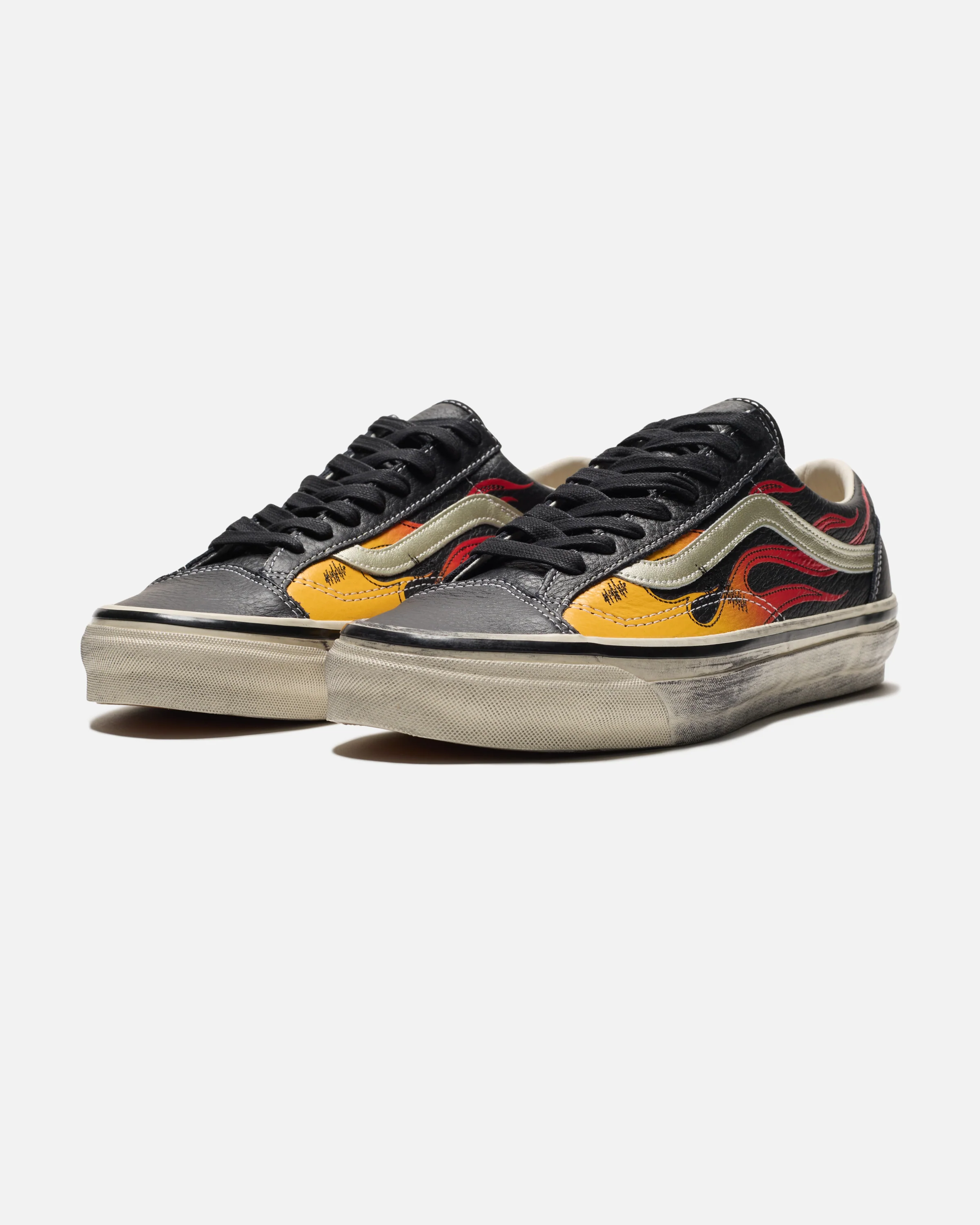 VANS PREMIUM OLD SKOOL 36 'ARCHIVAL FLAME' - BLACK