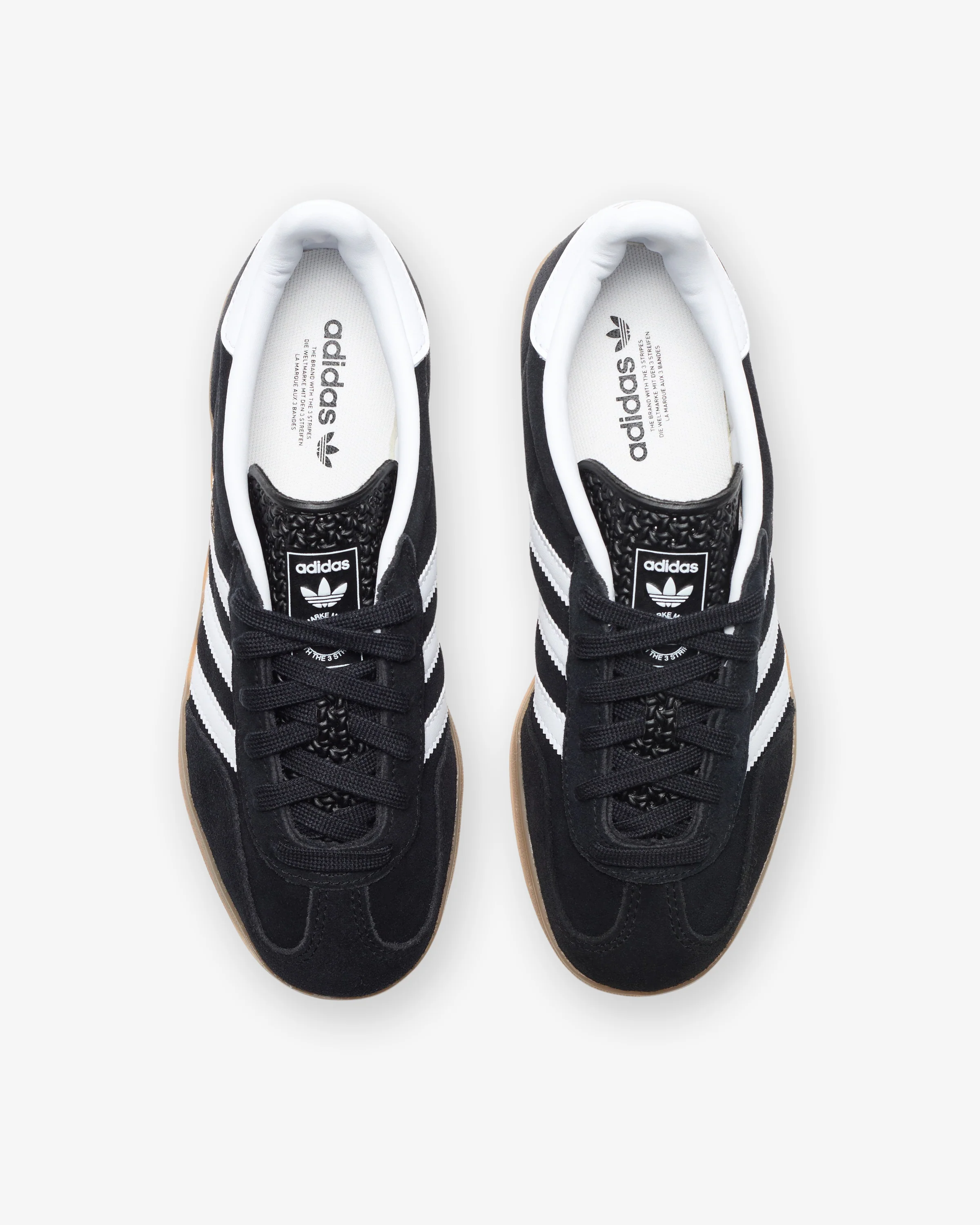 ADIDAS GAZELLE INDOOR - CBLACK/ FTWWHT