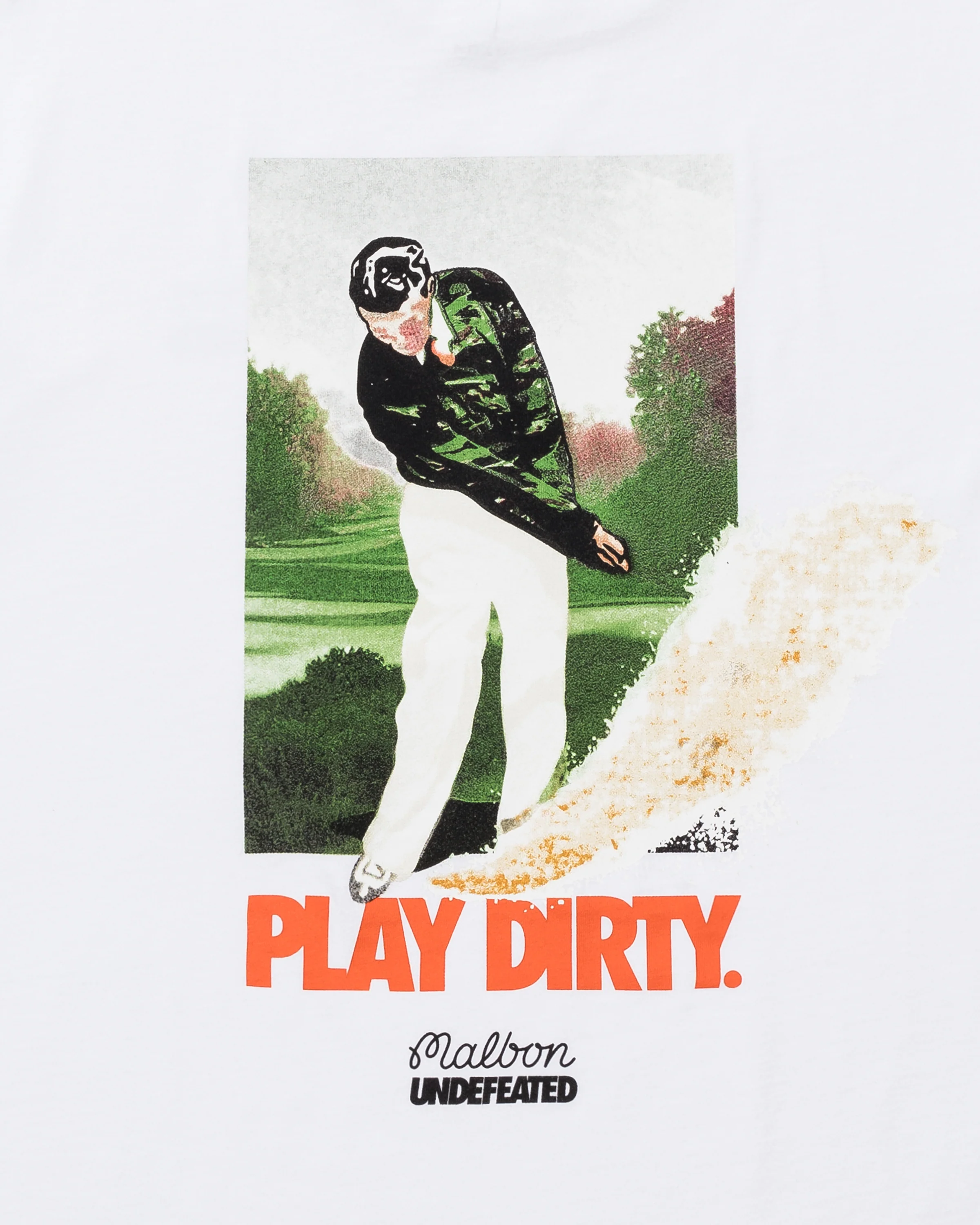 MALBON X UNDEFEATED PLAY DIRTY T-SHIRT
