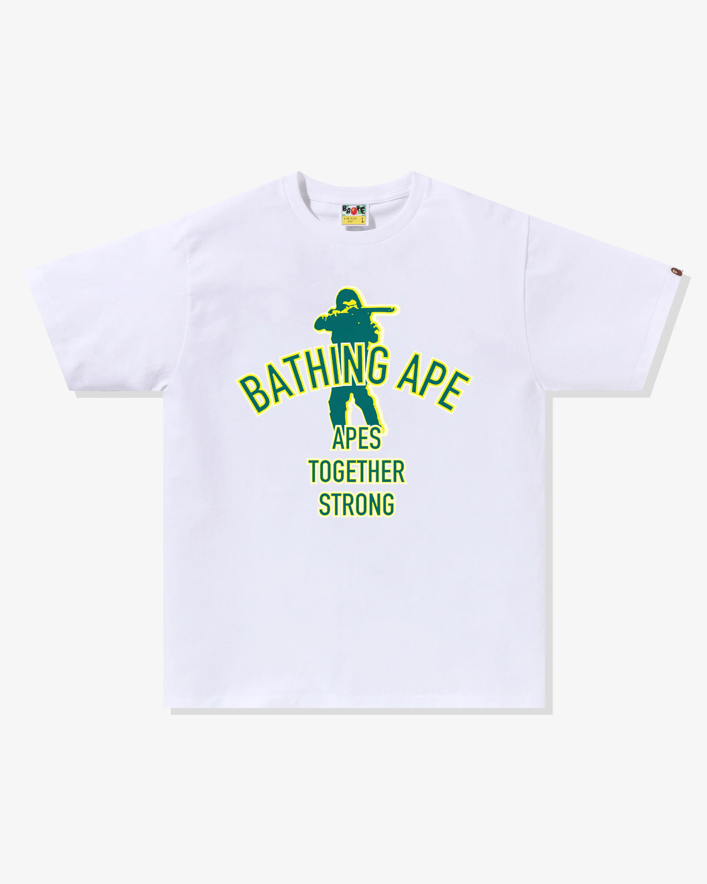 BAPE SOLDIER ATS TEE - WHITE