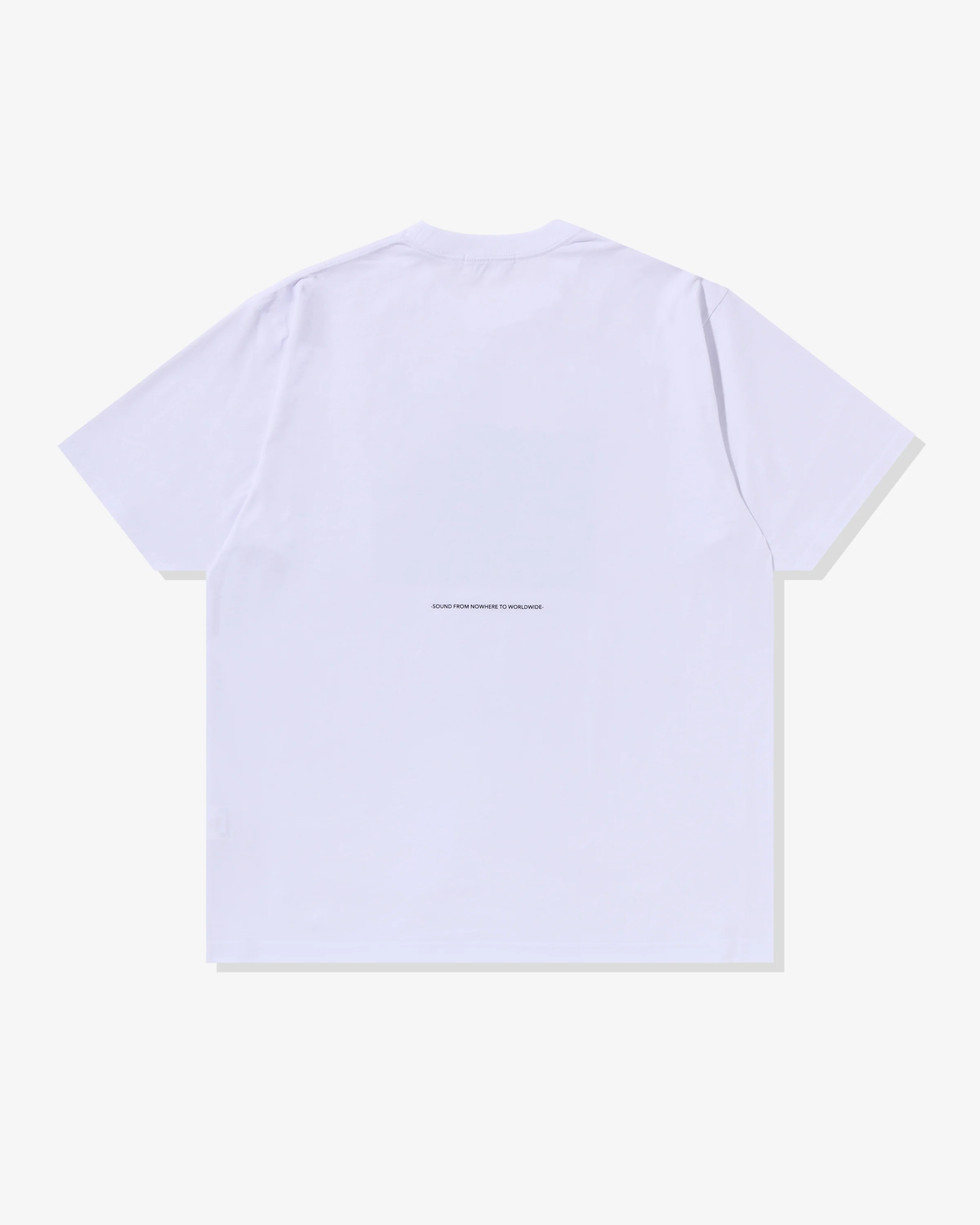 BAPE (B)APE SOUNDS LOGO TEE - WHITE
