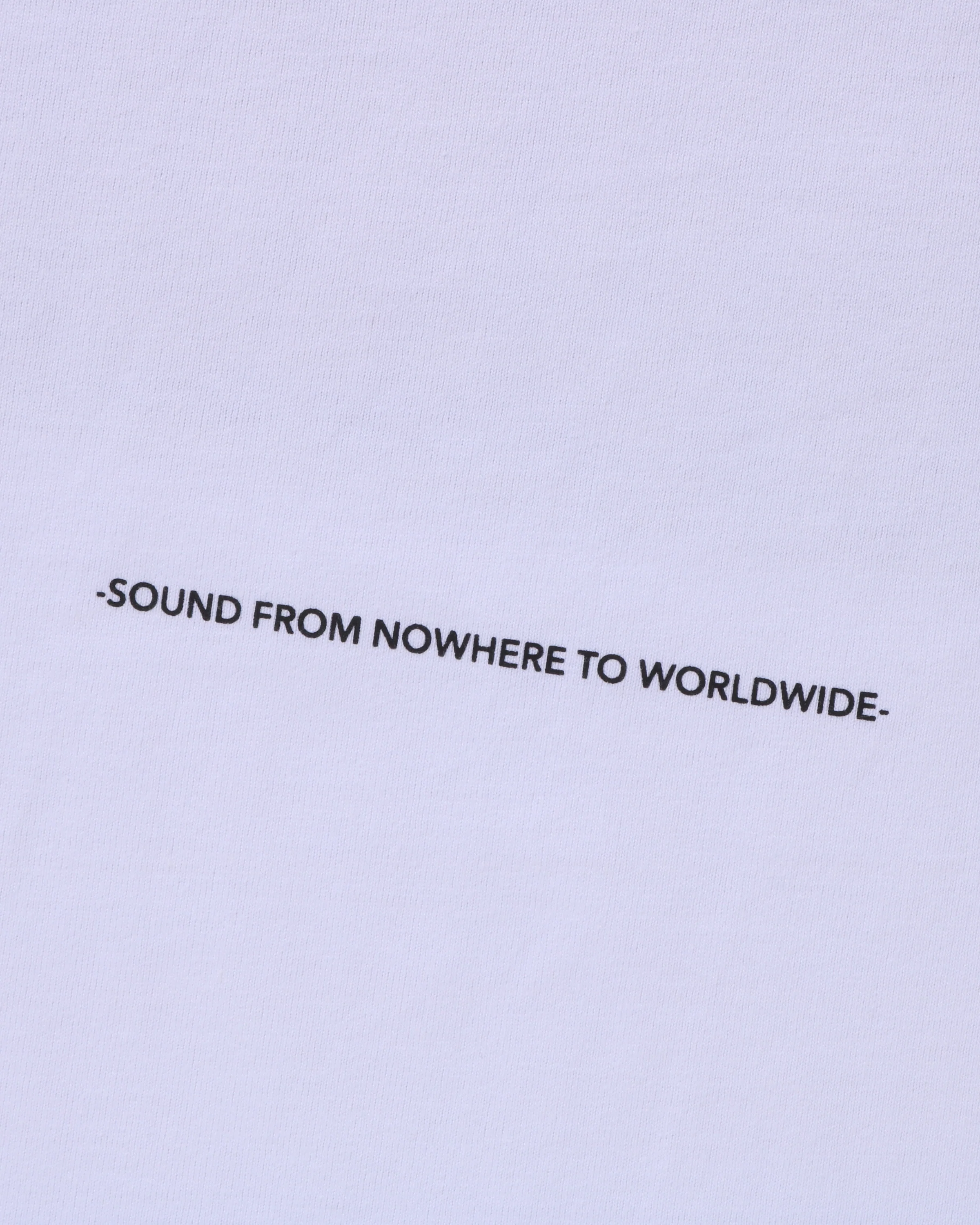BAPE (B)APE SOUNDS LOGO TEE - WHITE