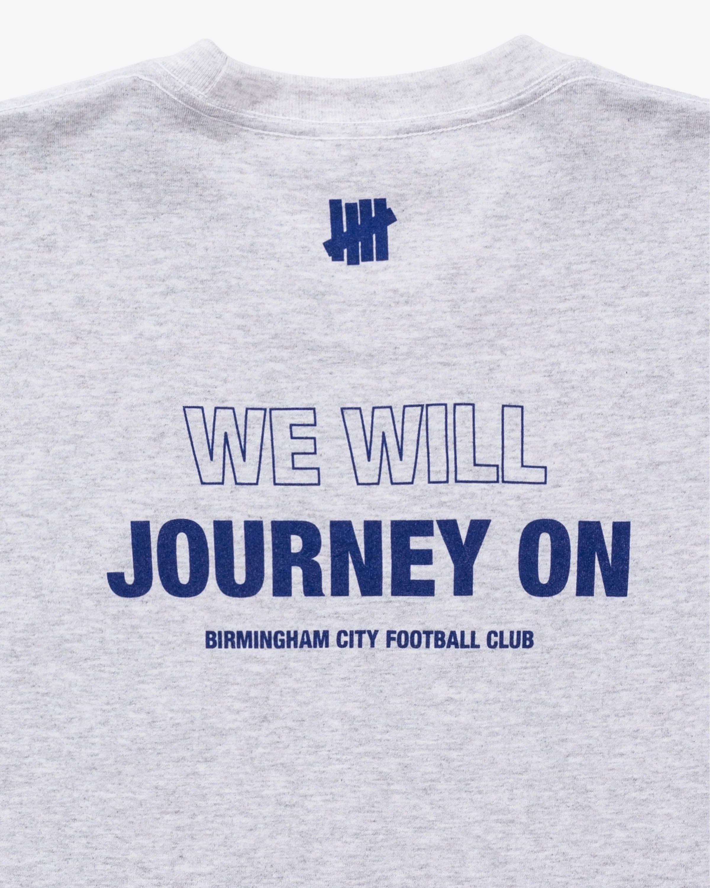 UNDEFEATED X BCFC KRO1 S/S TEE - HEATHER GREY