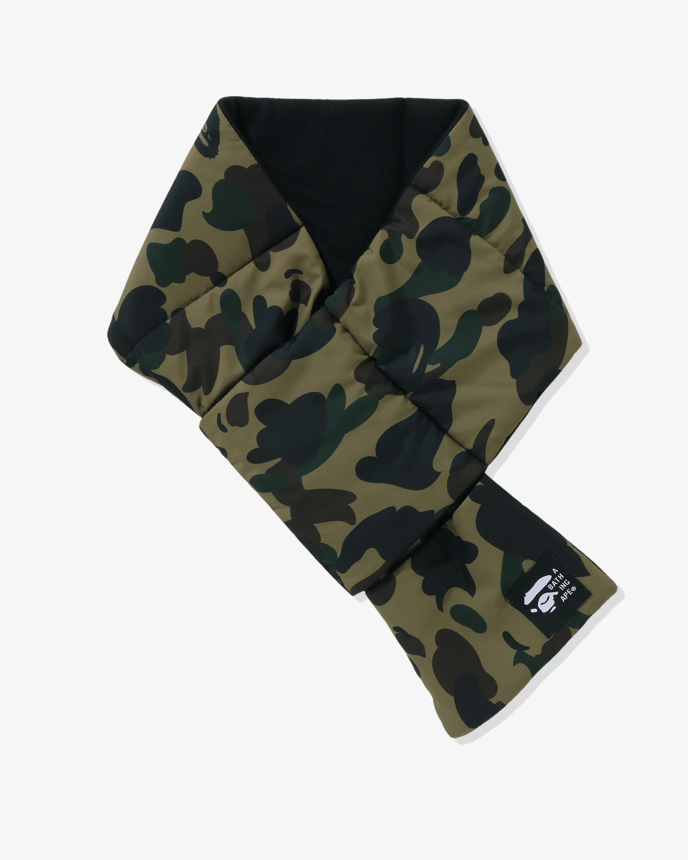 BAPE 1ST CAMO POCKET FLEECE SCARF - GREEN