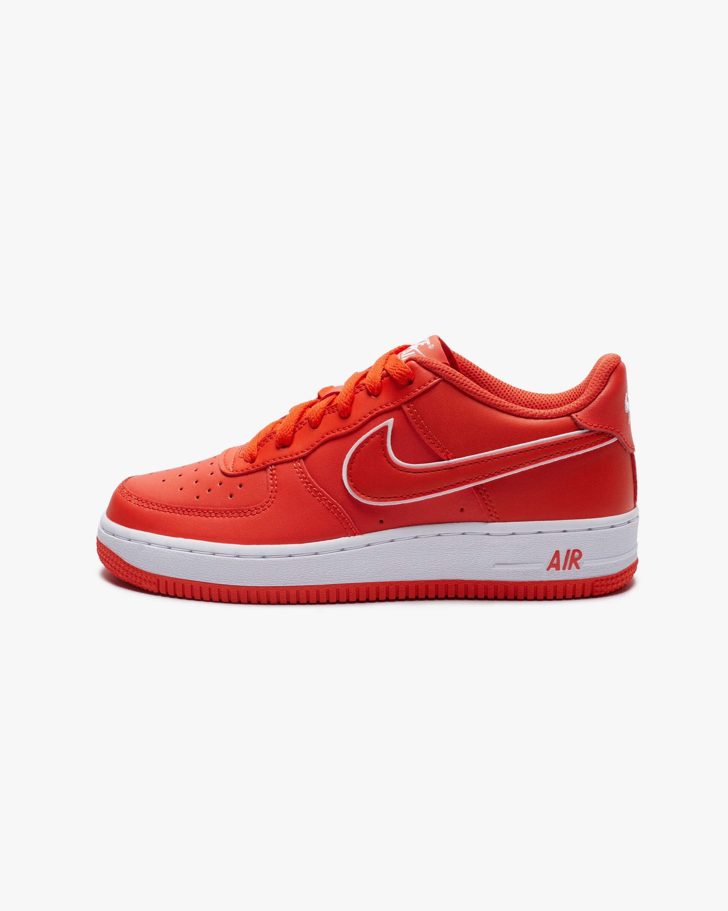 NIKE GS AIR FORCE 1 - PICANTERED/ WHITE