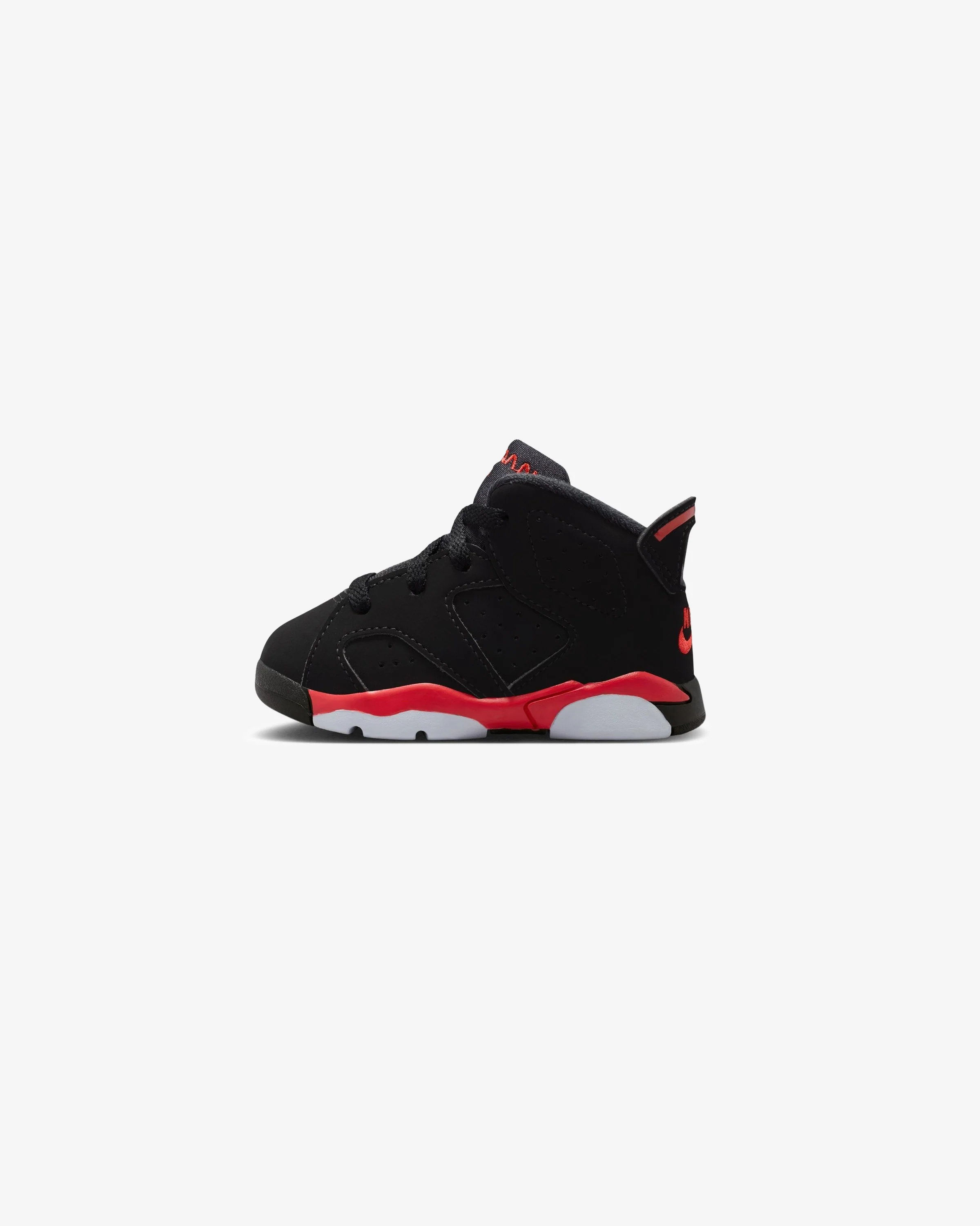 JORDAN TD AJ 6 RETRO 'INFRARED'  - BLACK/ LIGHT CRIMSON
